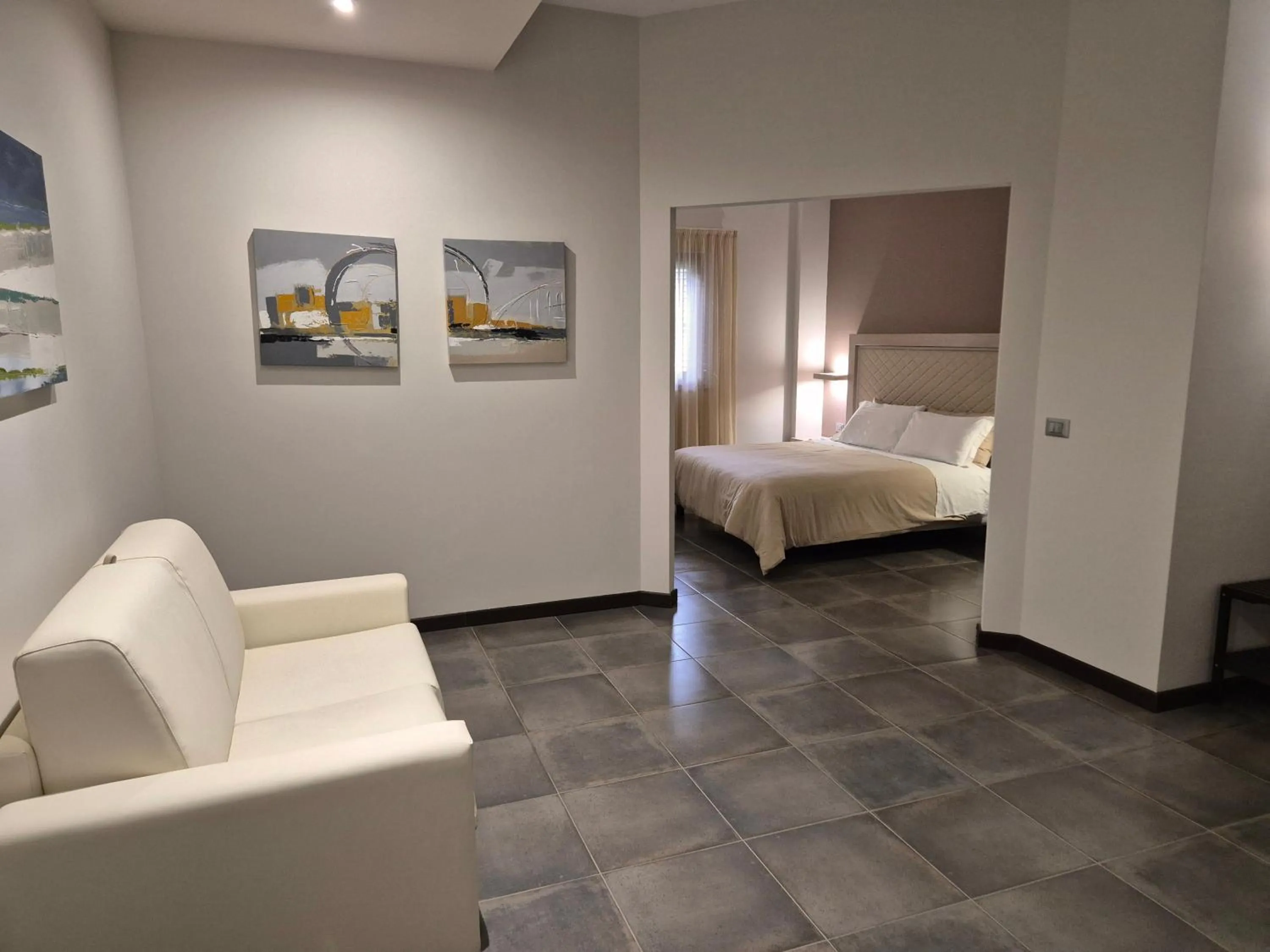 View (from property/room), Bed in Il Castagneto Hotel