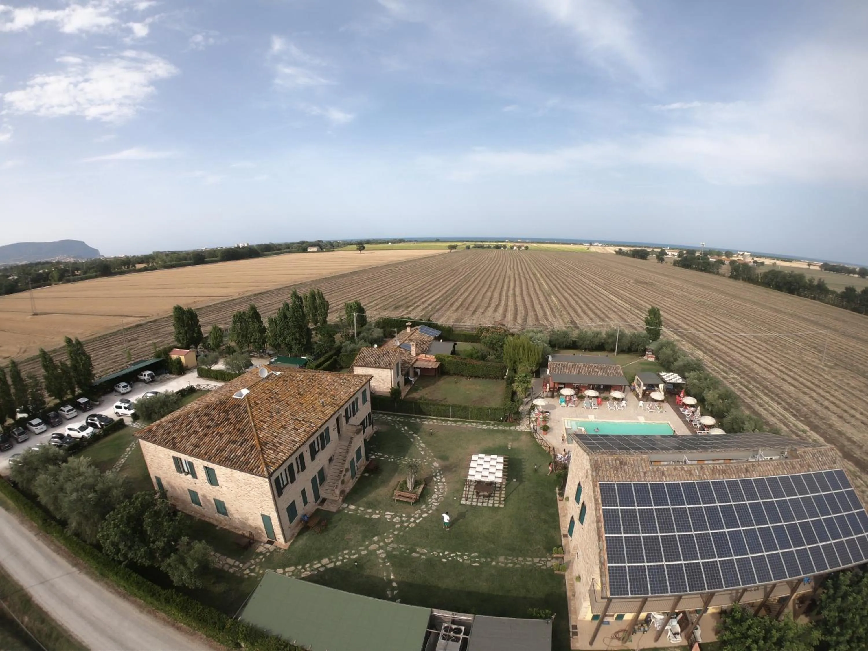 Bird's eye view in Casale del Conero
