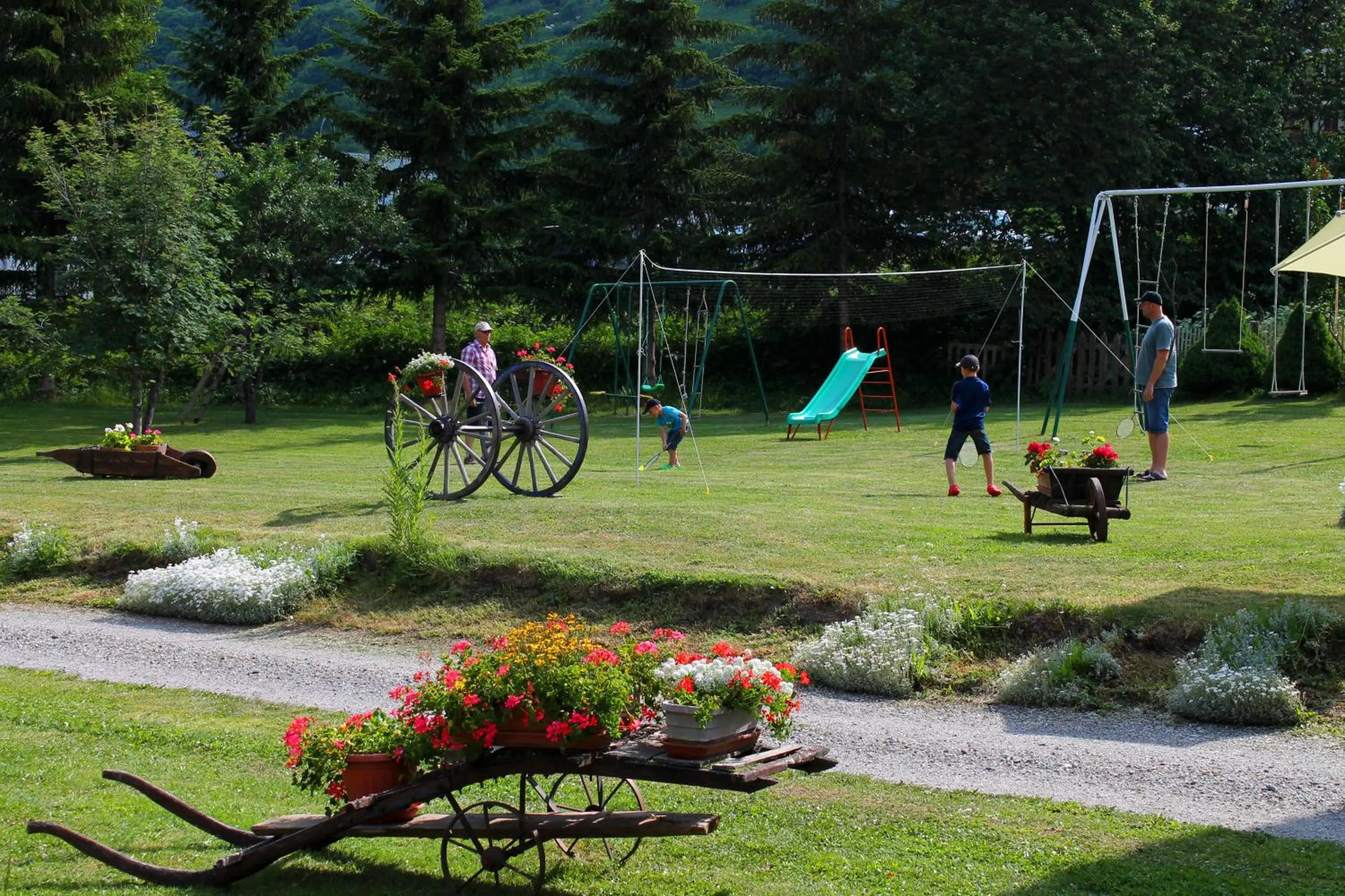 Children play ground in Hôtel du Crêt Rond