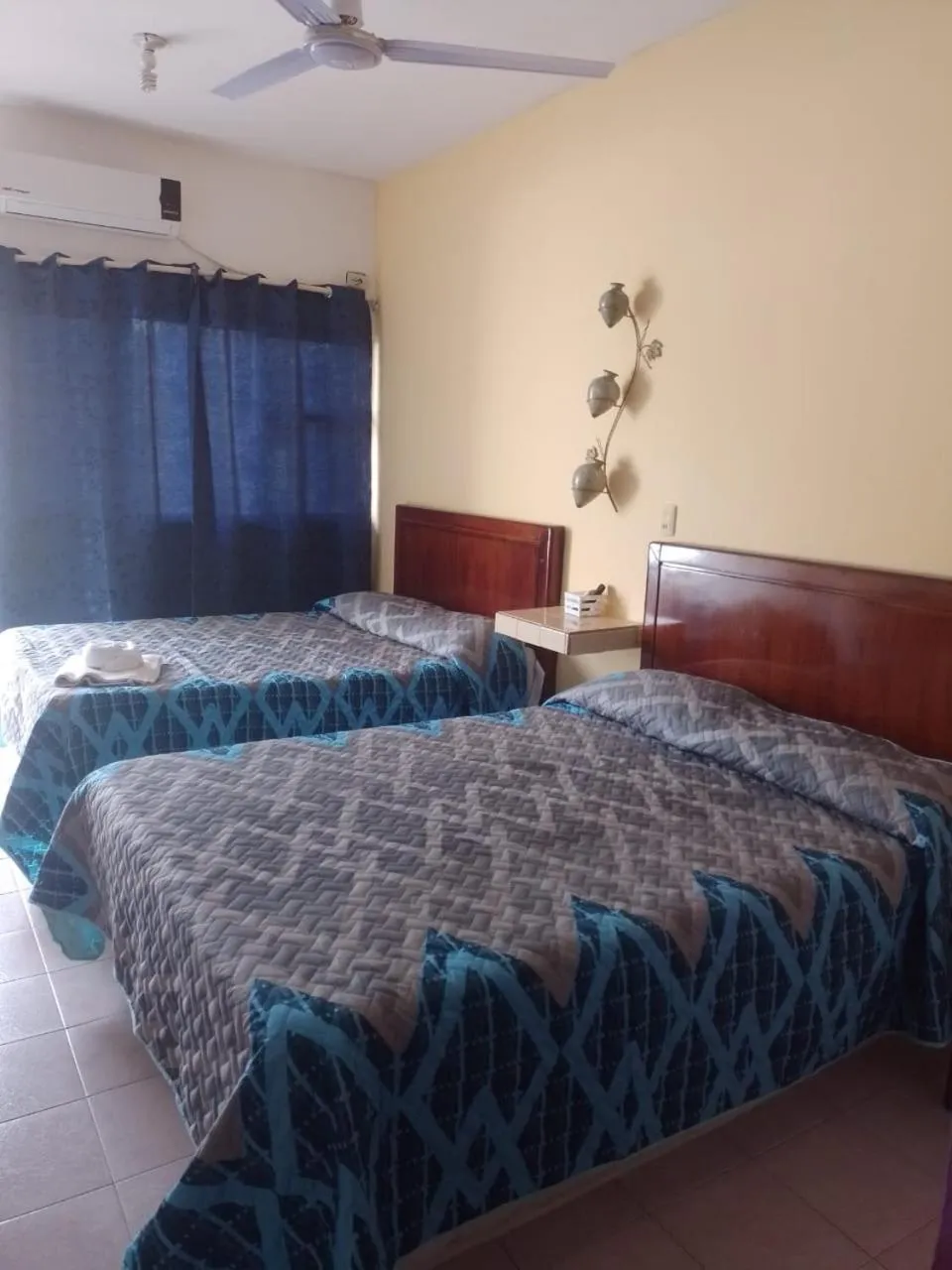 Bed in Hotel Villas del Rey