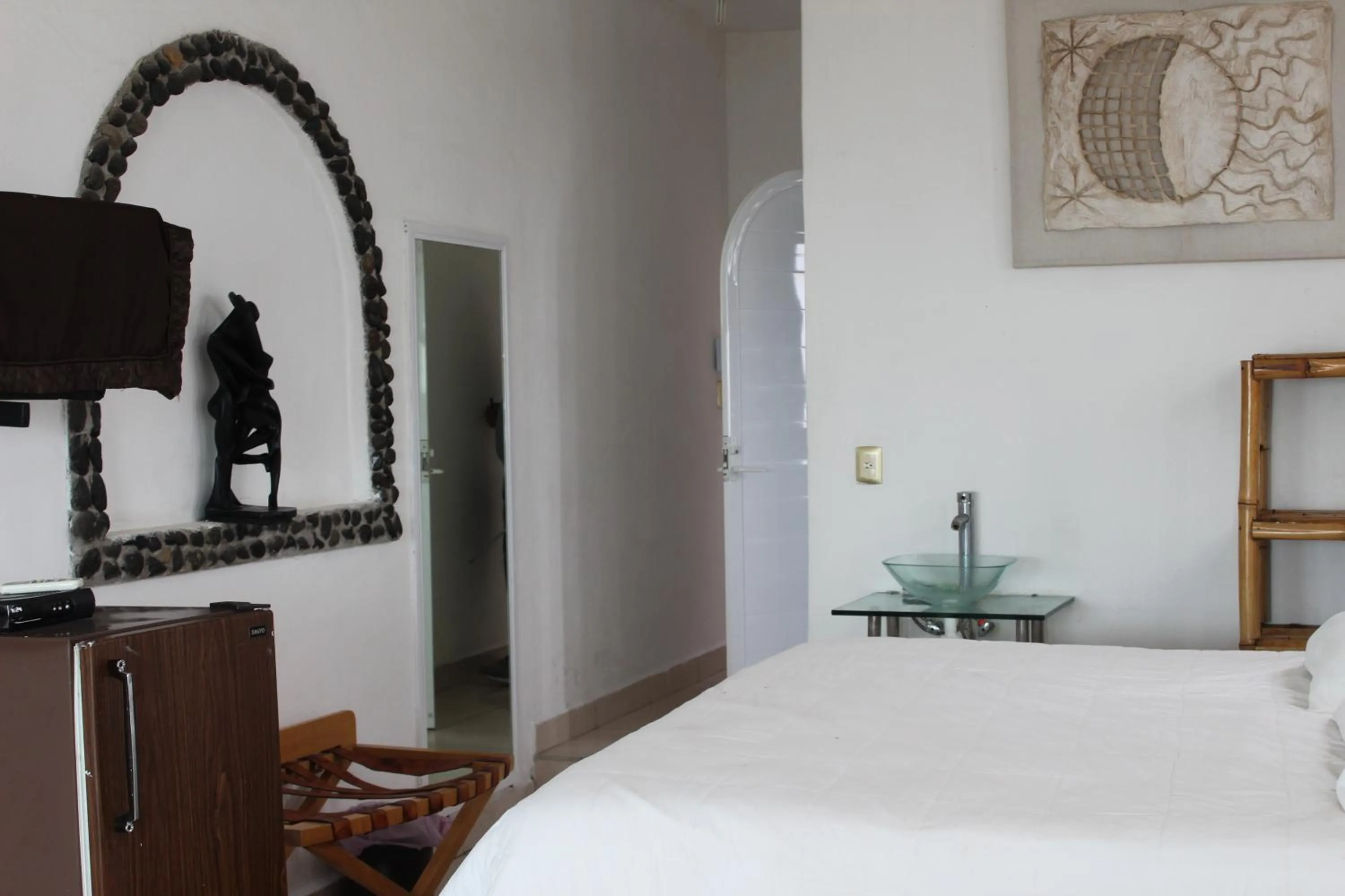 Bed in Hotel Villas del Rey