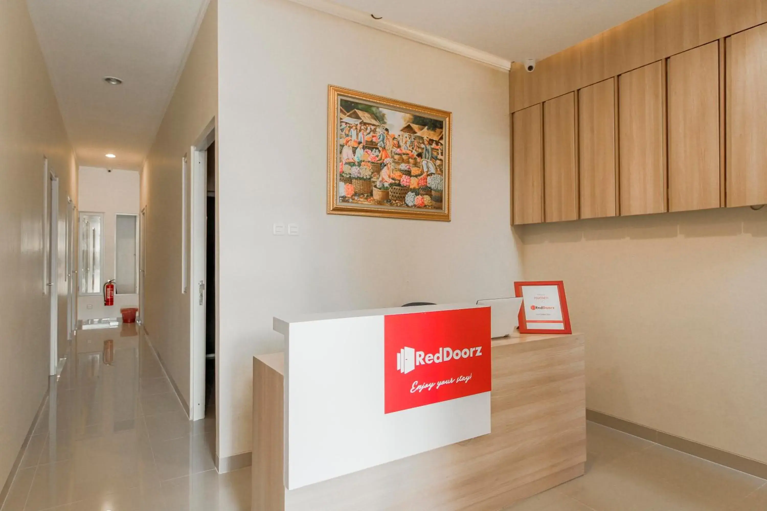 Lobby or reception in RedDoorz near Soekarno Hatta Airport Lobby or reception in RedDoorz near Soekarno Hatta Airport