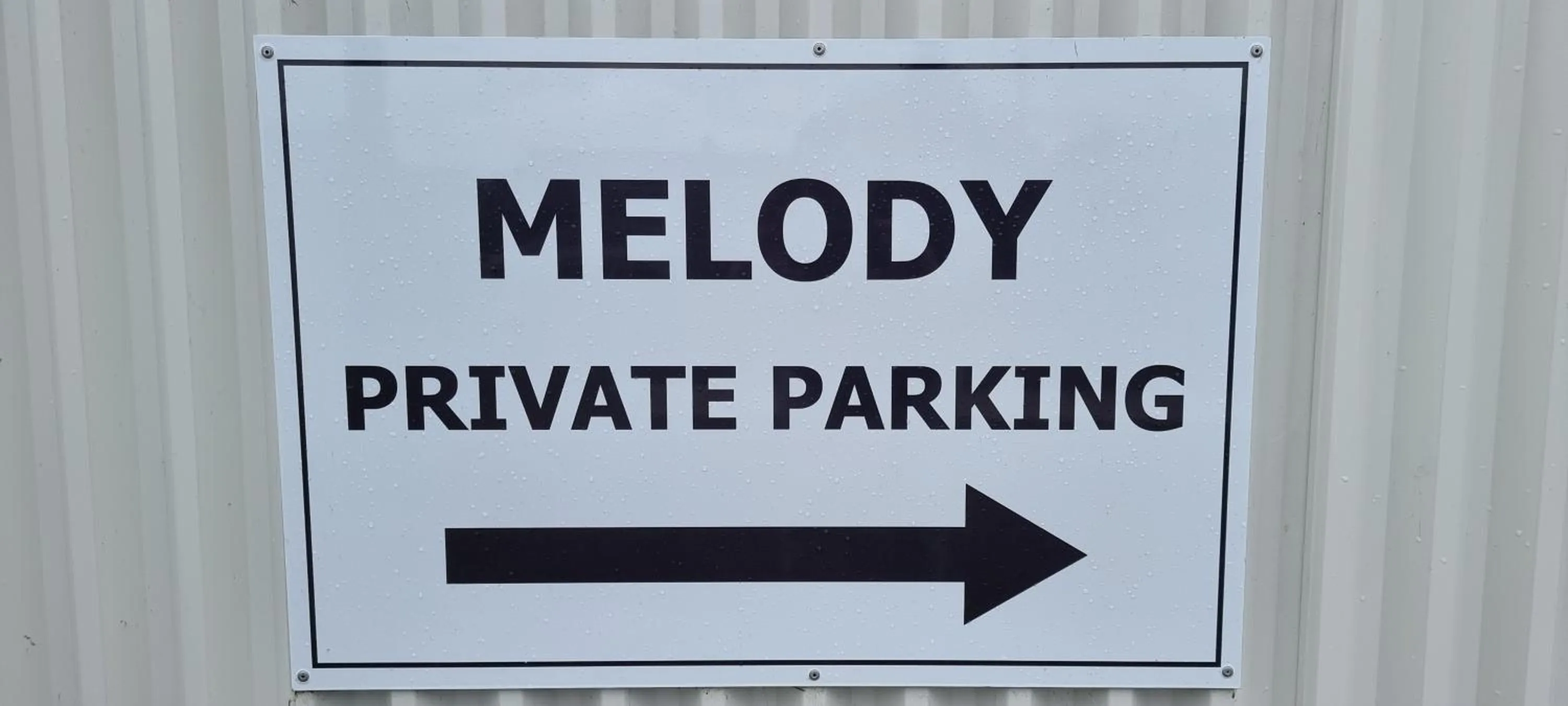 Property logo or sign in Melody