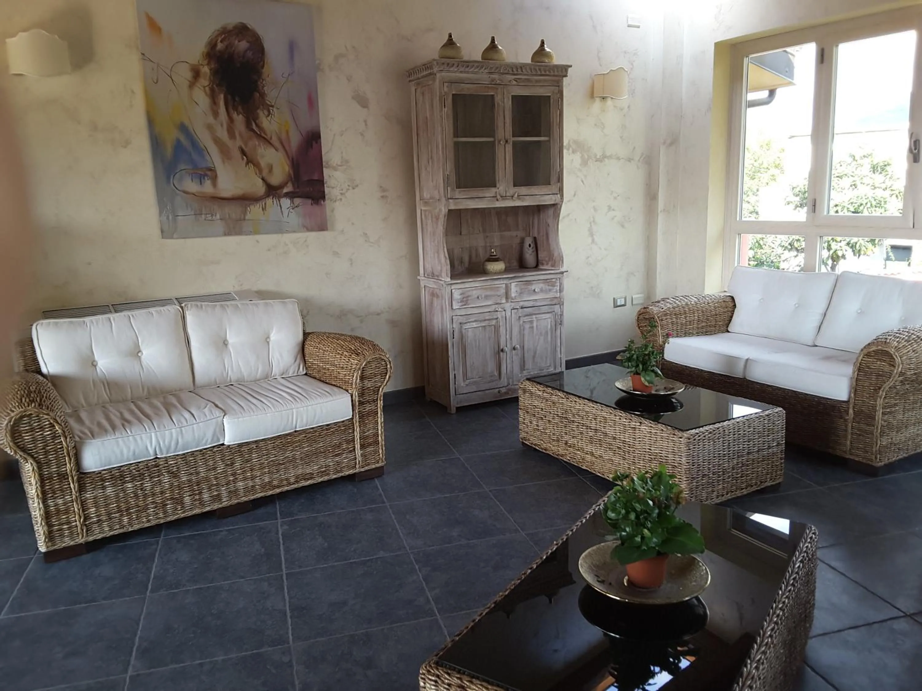 Seating area in Borgo di Santa Barbara