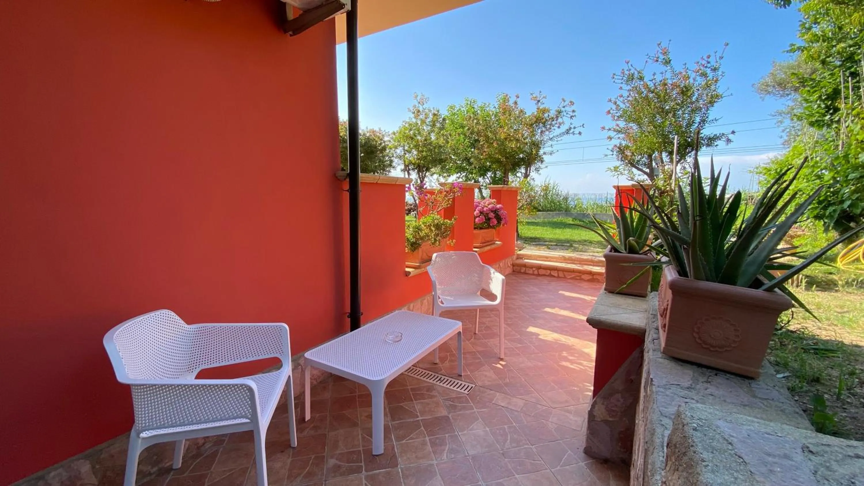 Garden view in Borgo di Santa Barbara