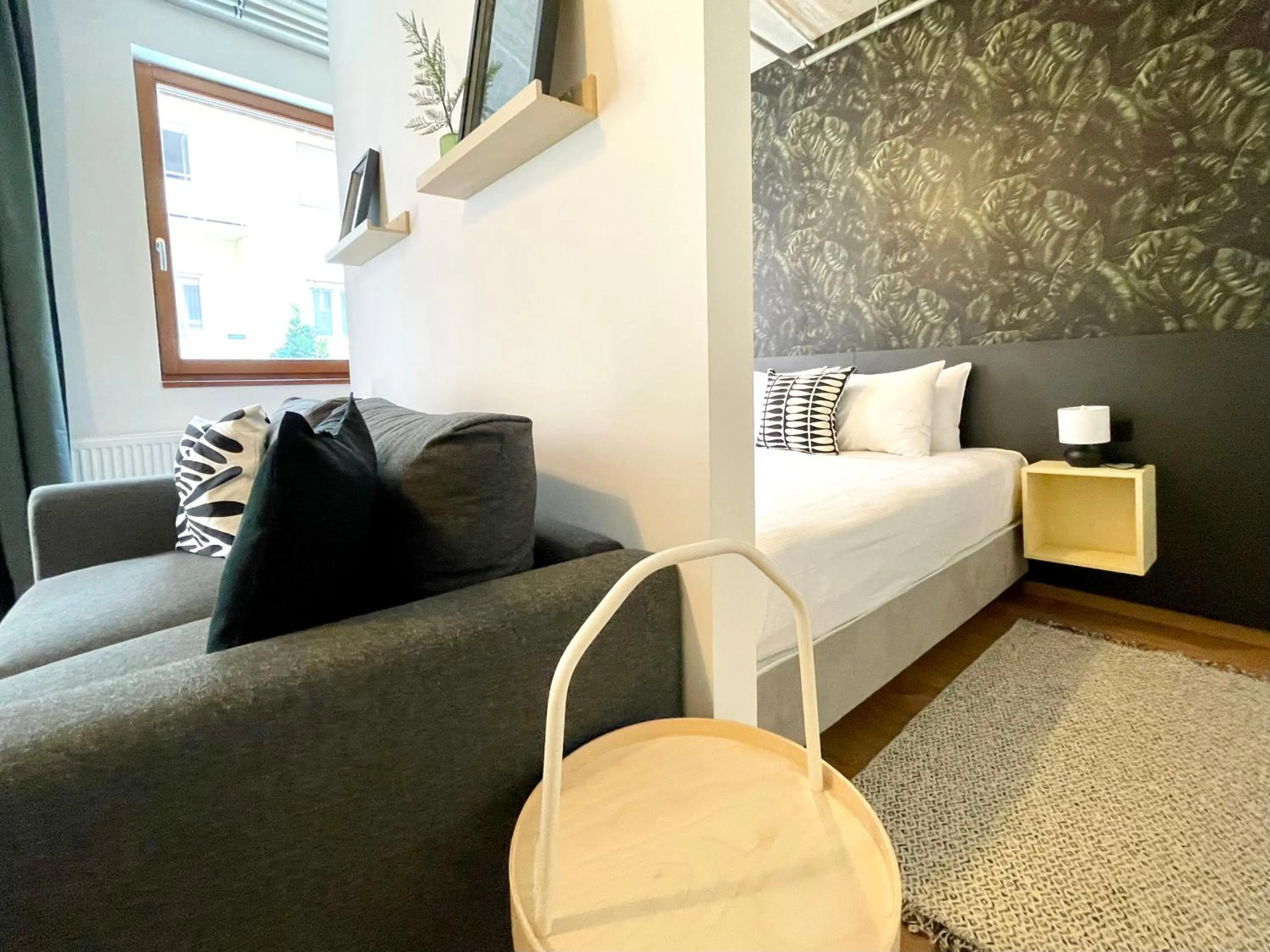 View (from property/room), Bed in Vagabond Downtown