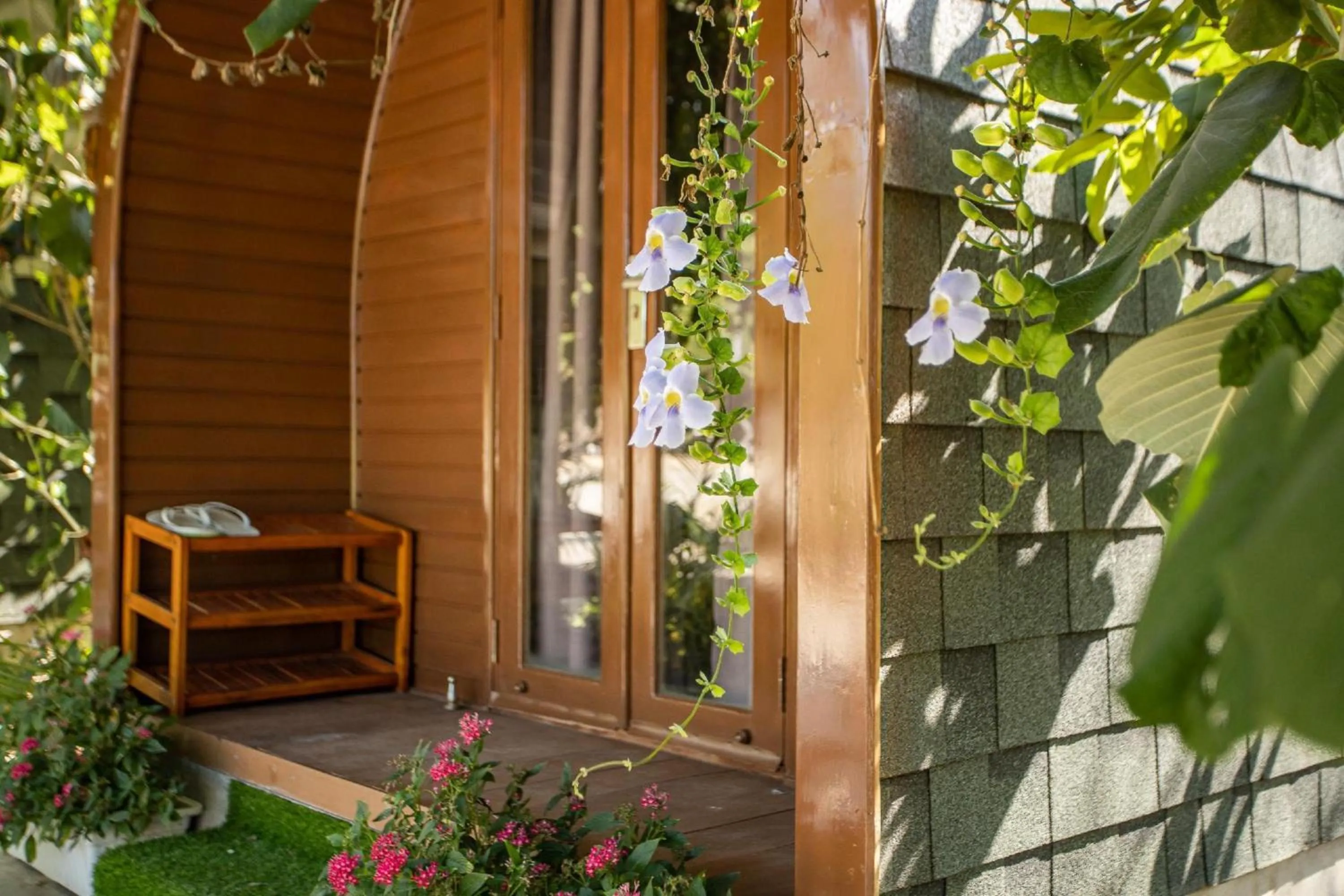 Balcony/Terrace in Linh Dan Bungalow