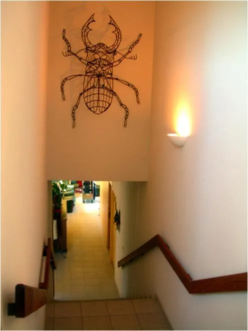 Decorative detail in Hôtel de la Madeleine Anduze