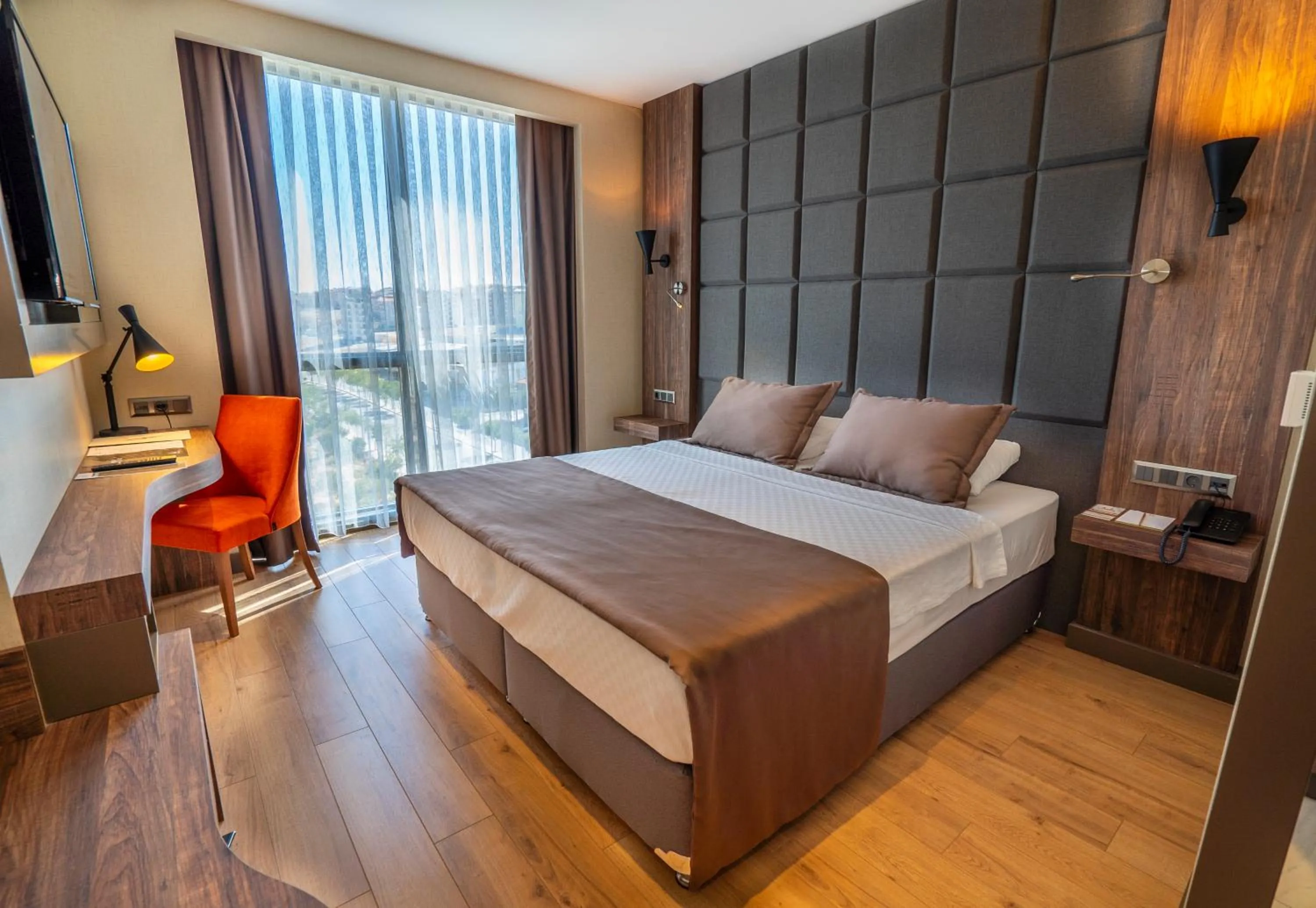 Bed in NEW KARAMAN HOTEL