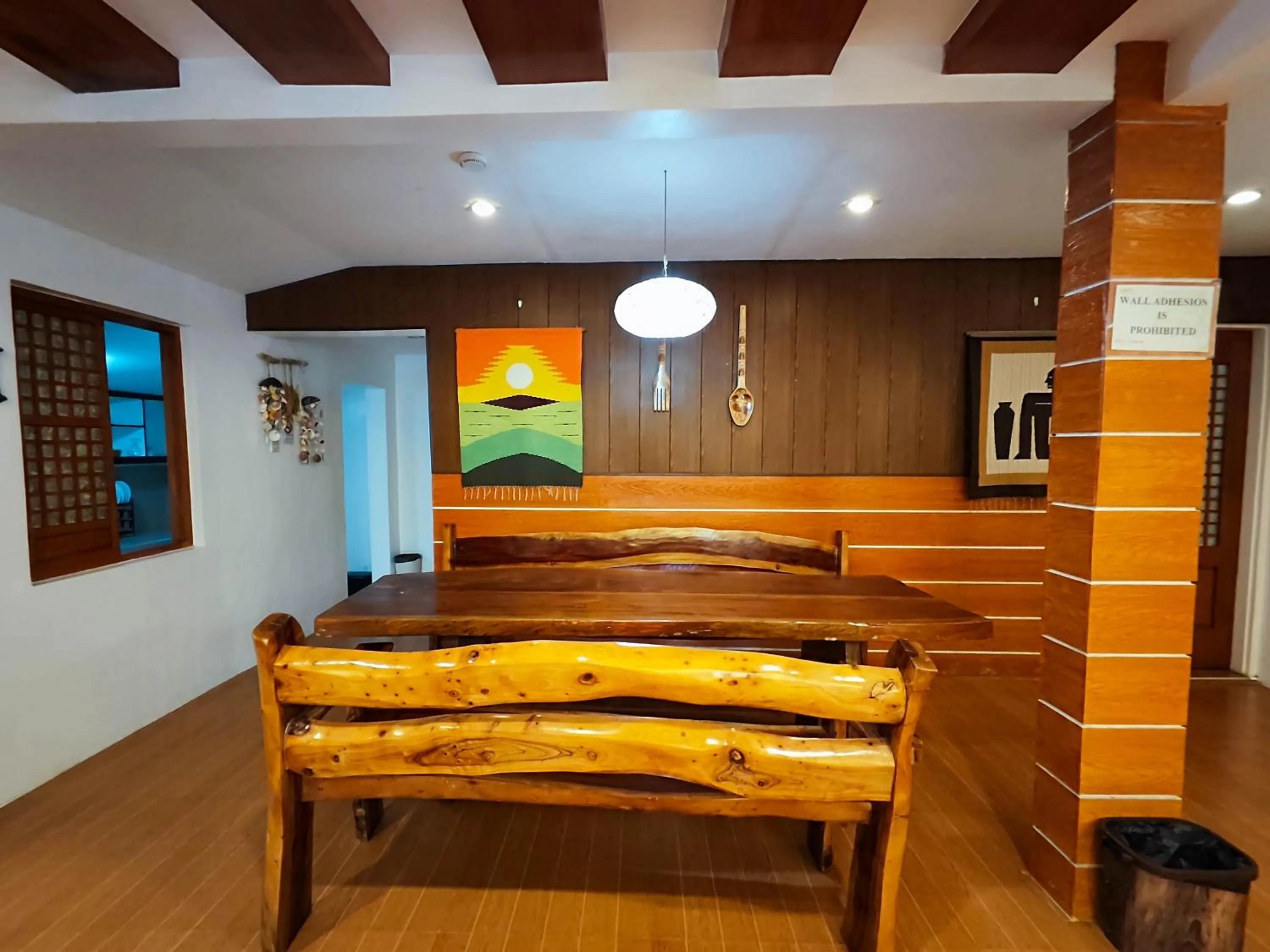 Dining area in A&A Garden Suites