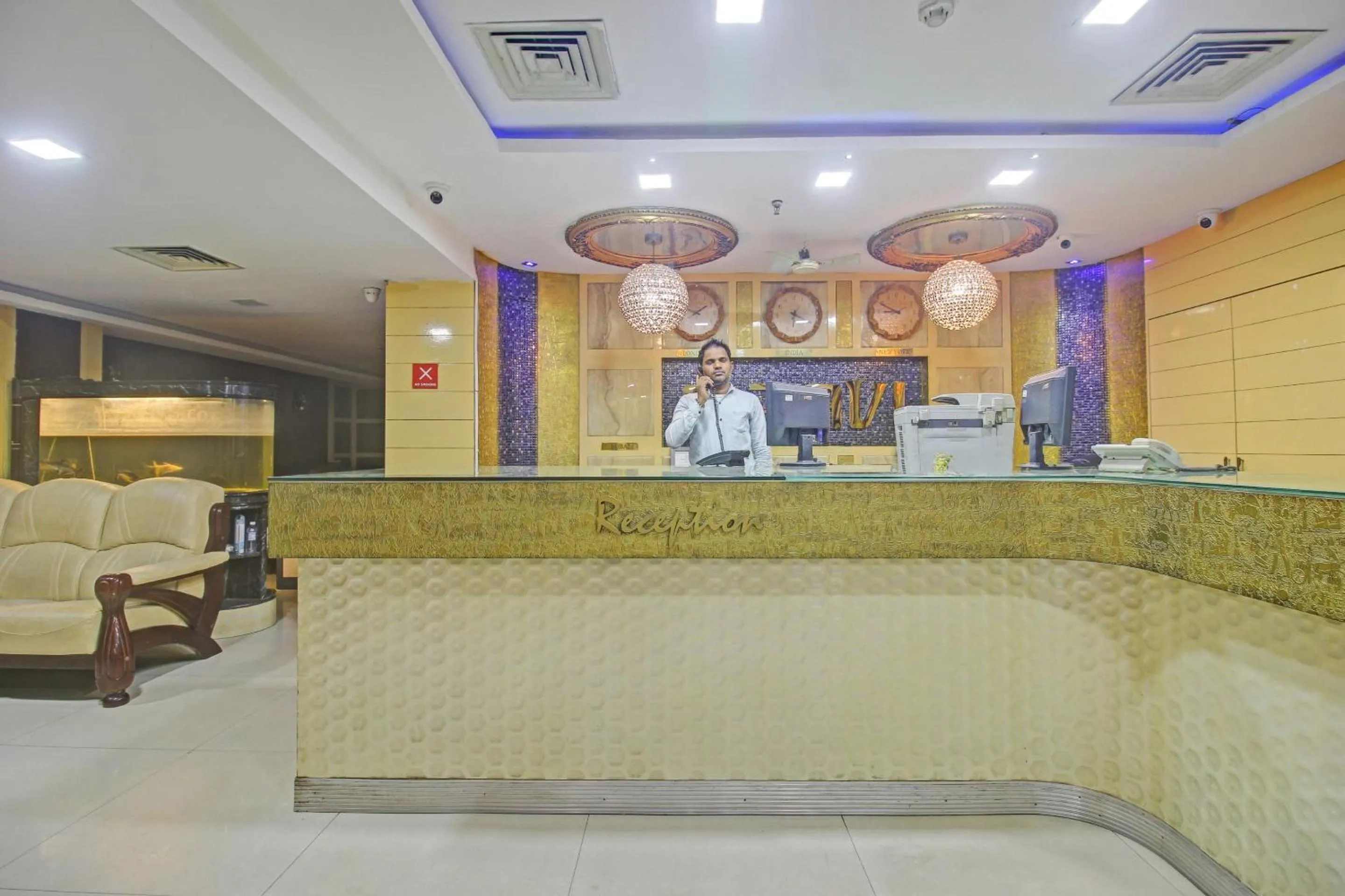 Lobby or reception in Collection O Regal Near ISKON TEMPLE , ABIDS