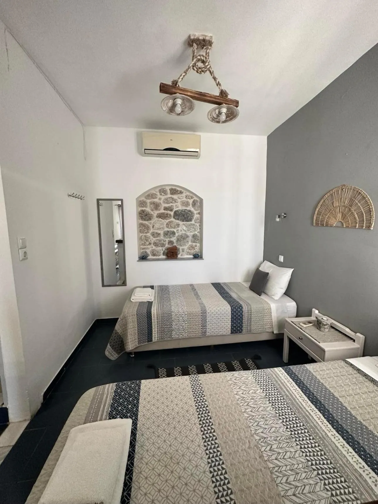Bed in Elenis Studios&Apartments