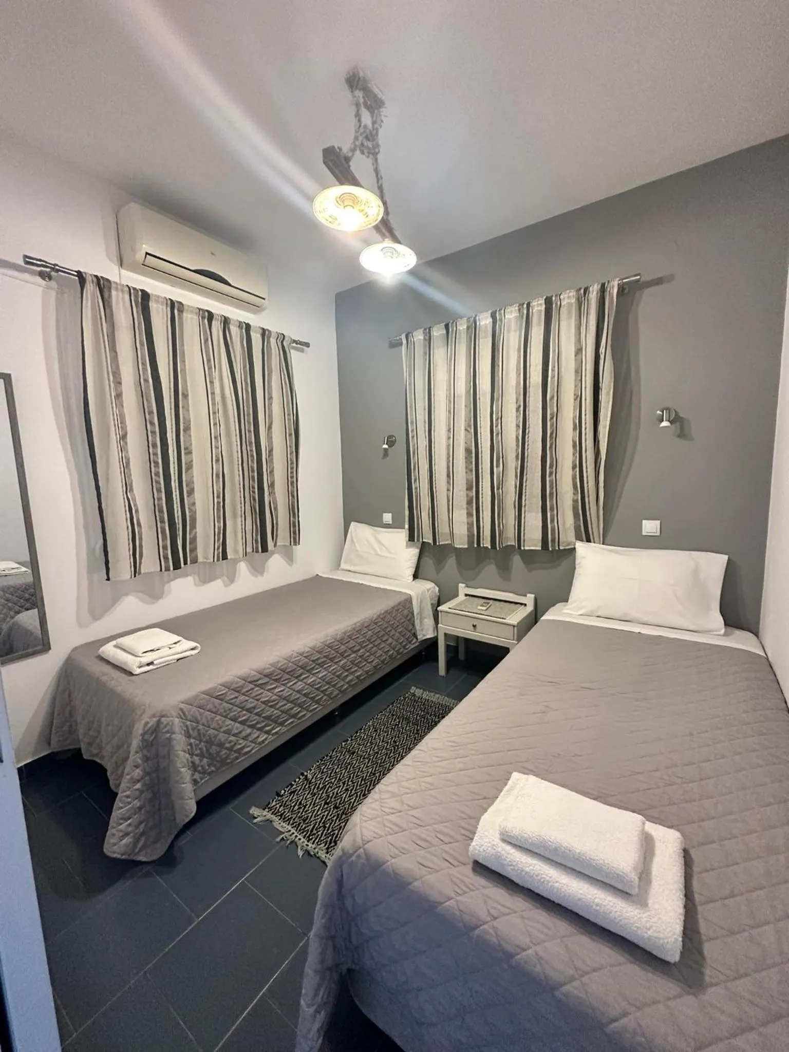 Bed in Elenis Studios&Apartments
