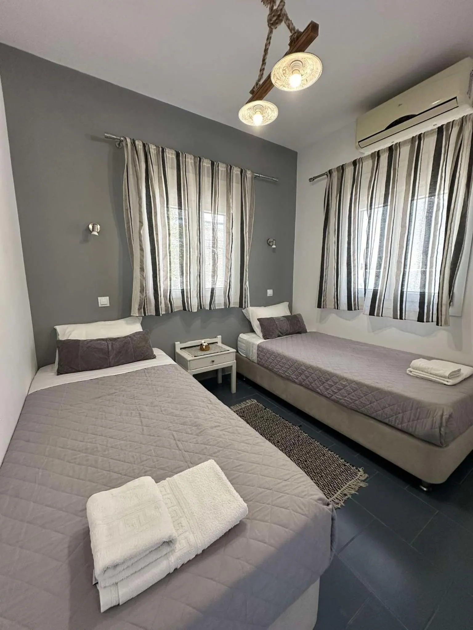 Bed in Elenis Studios&Apartments