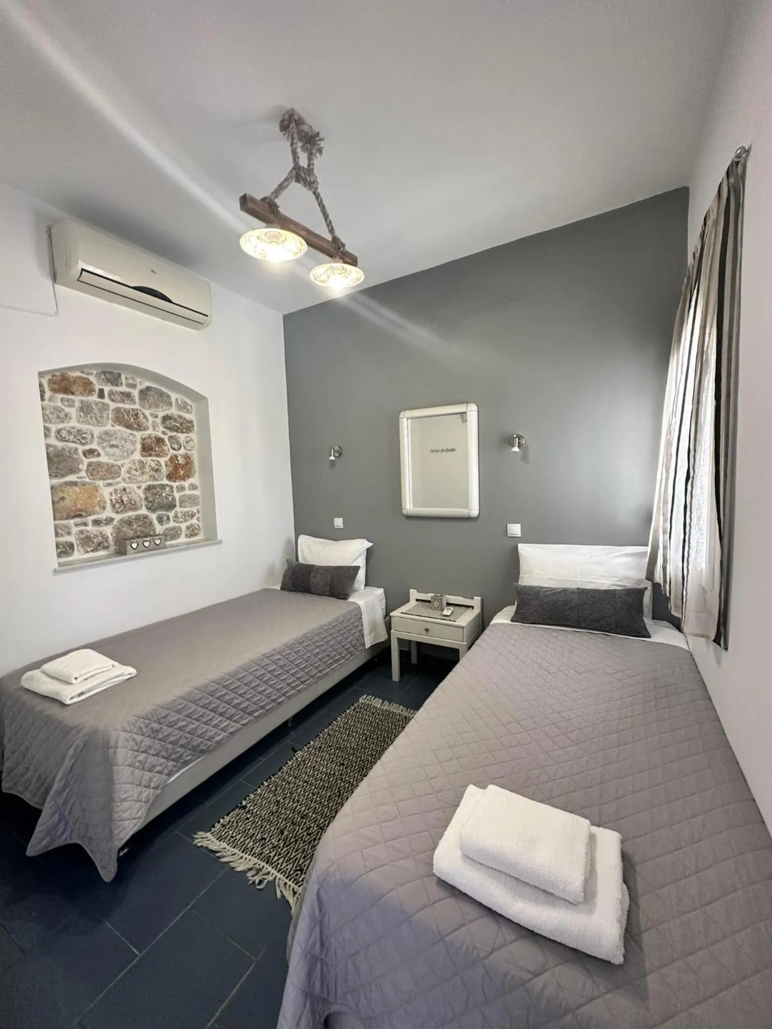 Bed in Elenis Studios&Apartments