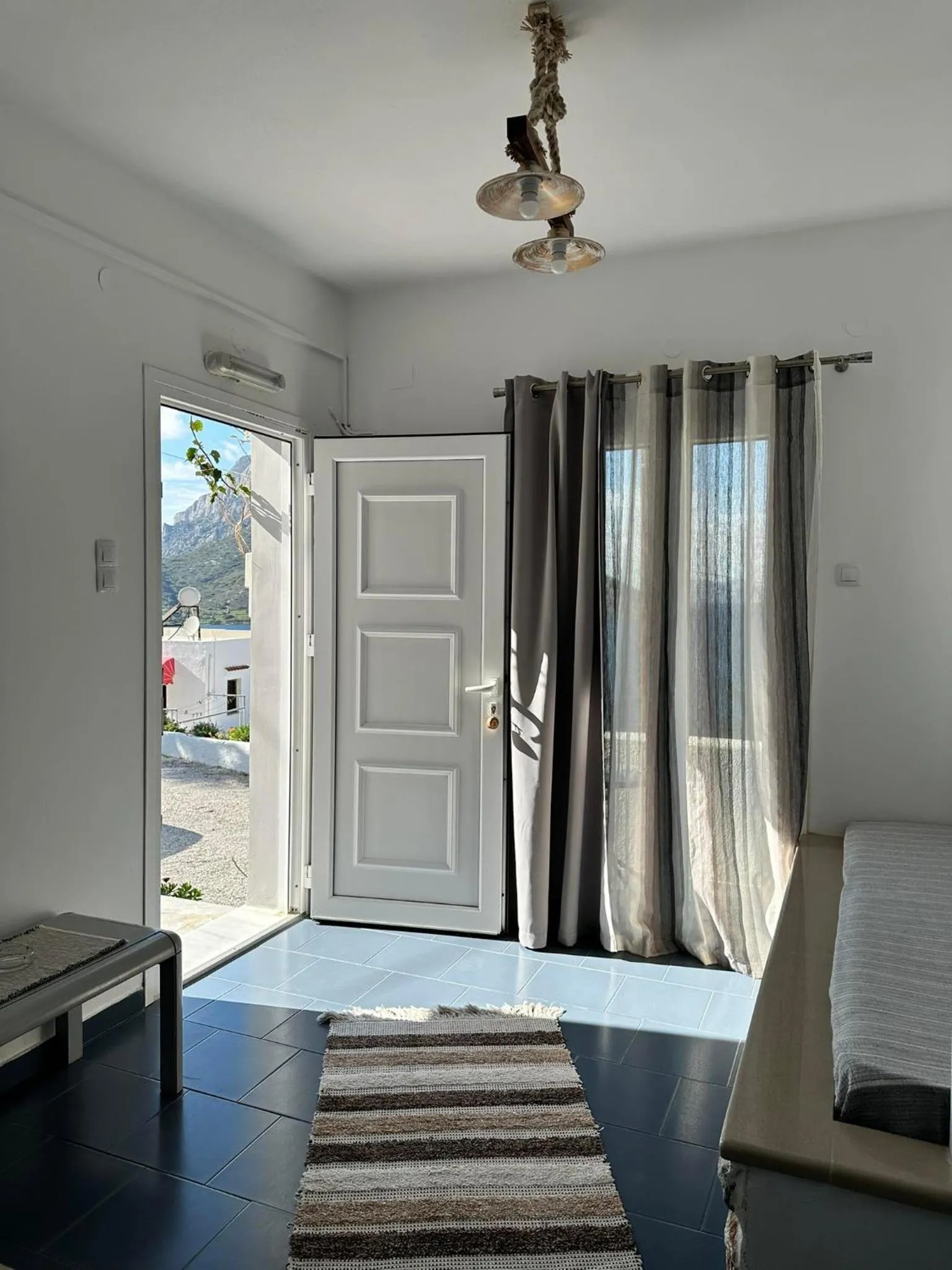 Bed in Elenis Studios&Apartments