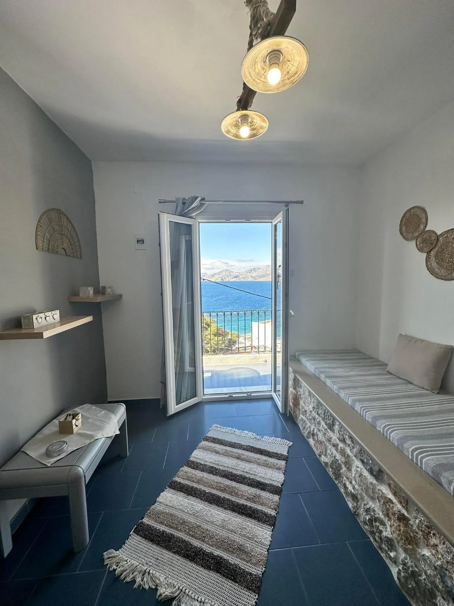 Bed in Elenis Studios&Apartments