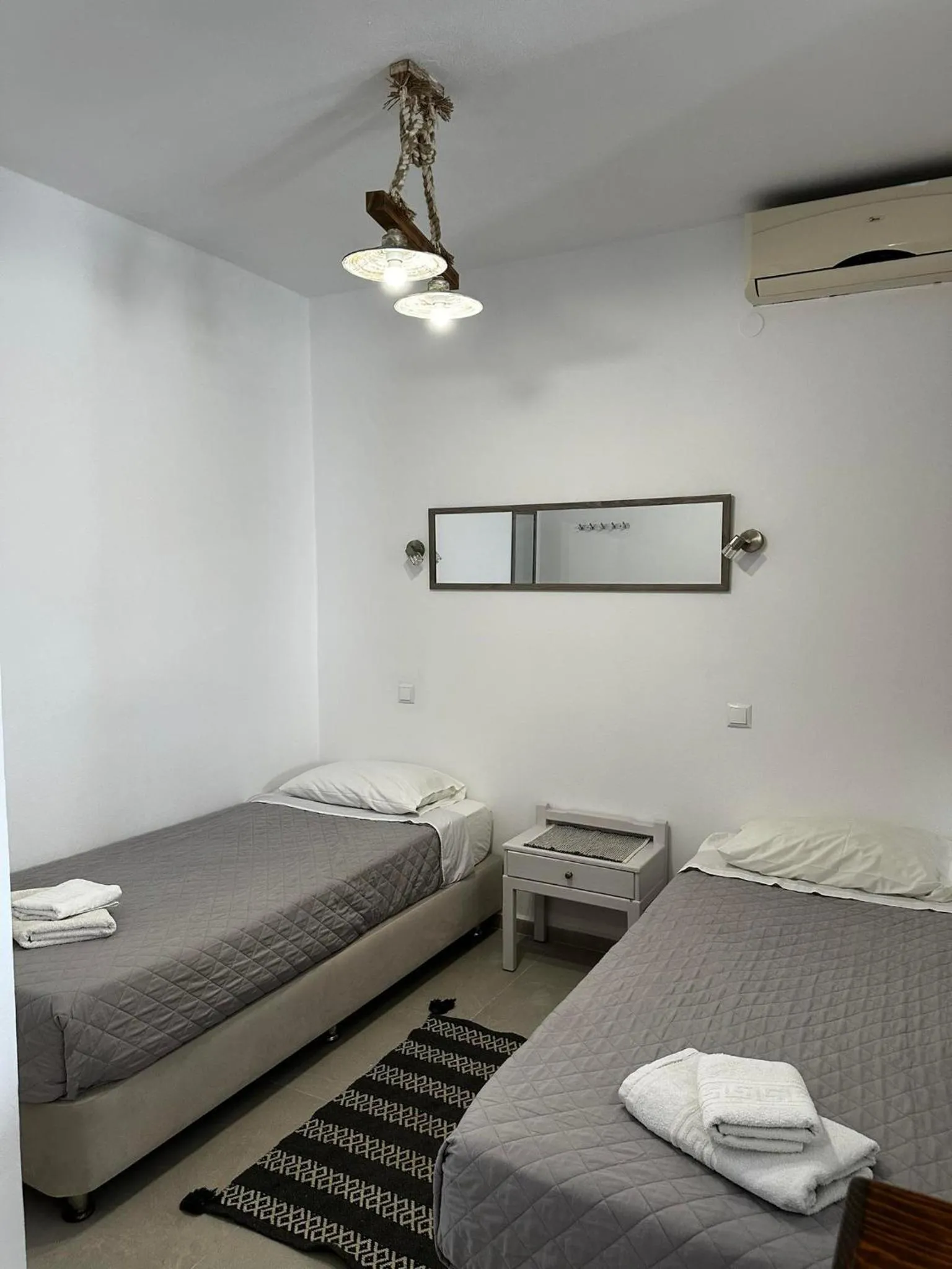 Bed in Elenis Studios&Apartments
