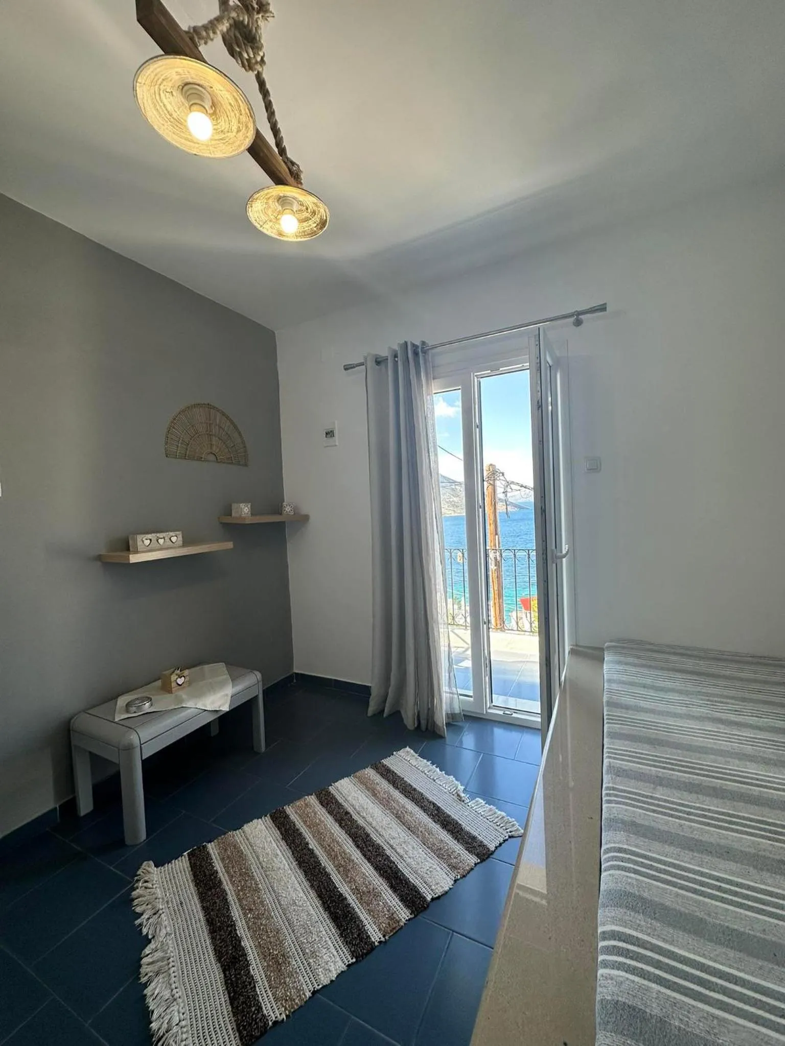 Bed in Elenis Studios&Apartments