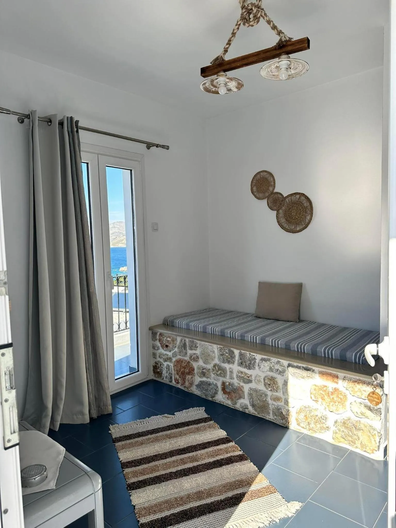 Bed in Elenis Studios&Apartments