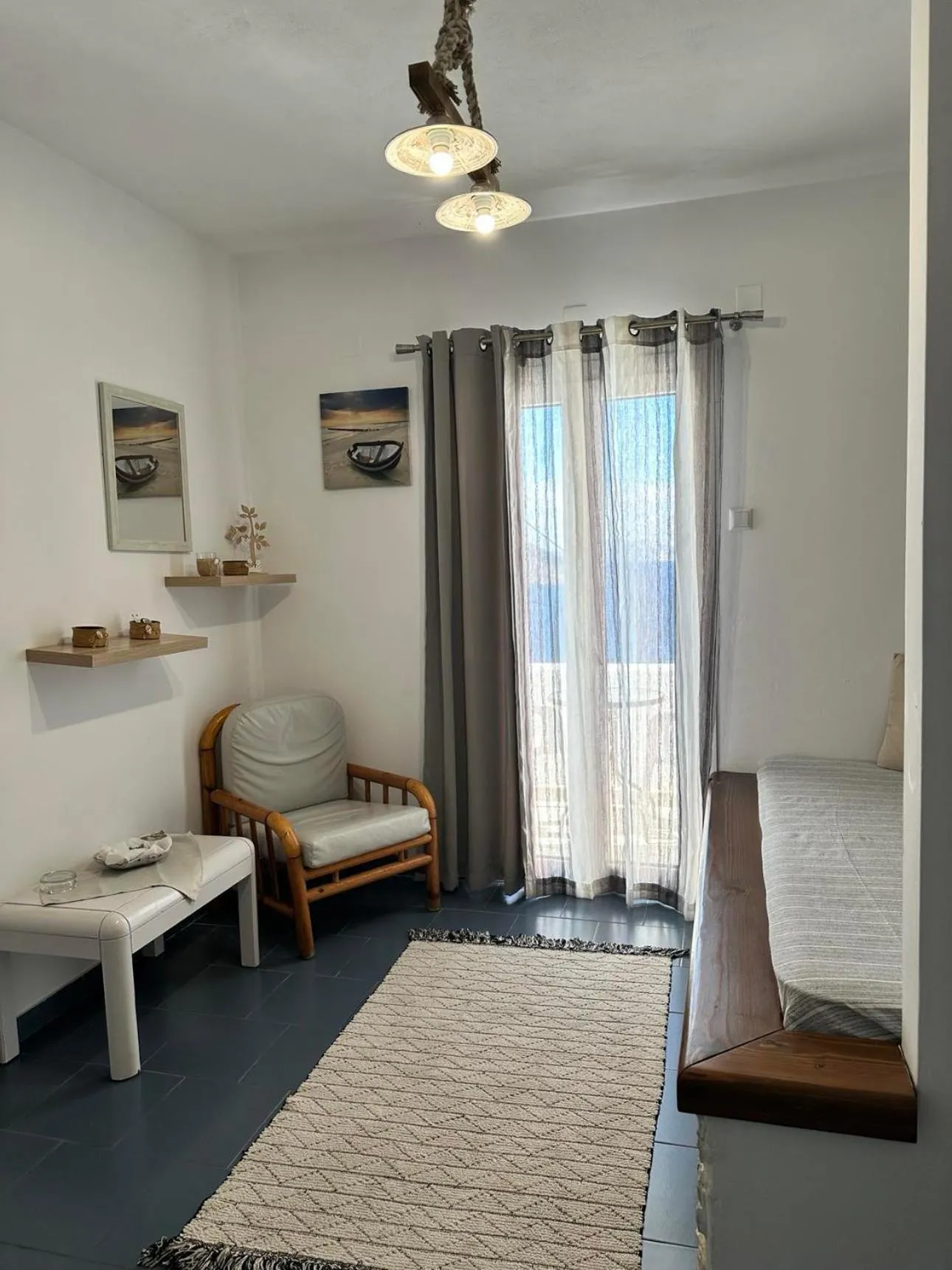 Bed in Elenis Studios&Apartments