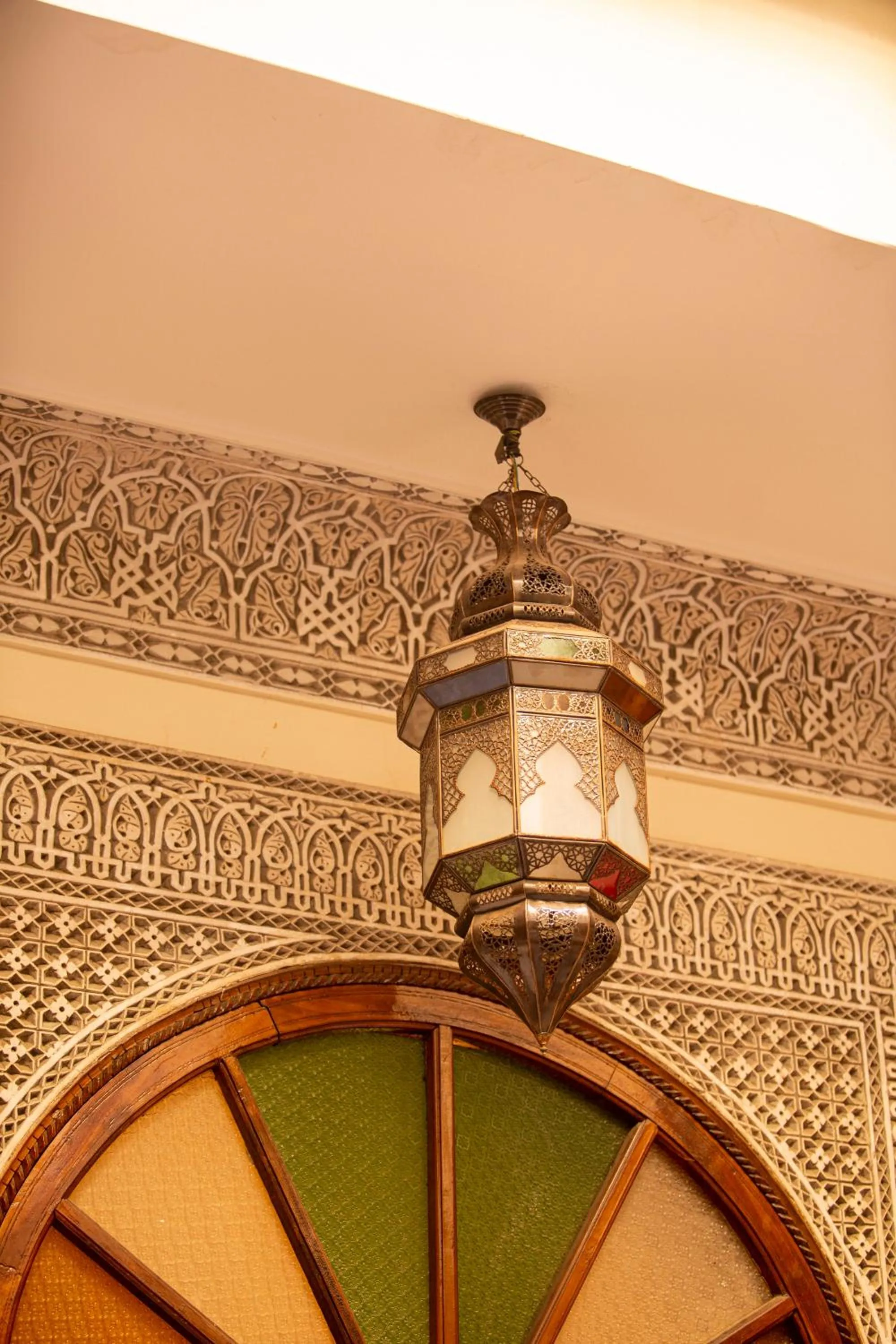 Decorative detail in Riad Aymane