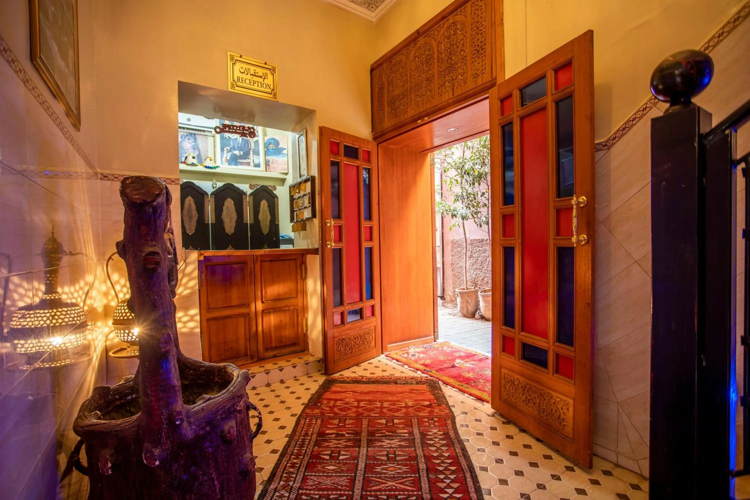 Facade/entrance in Riad Aymane