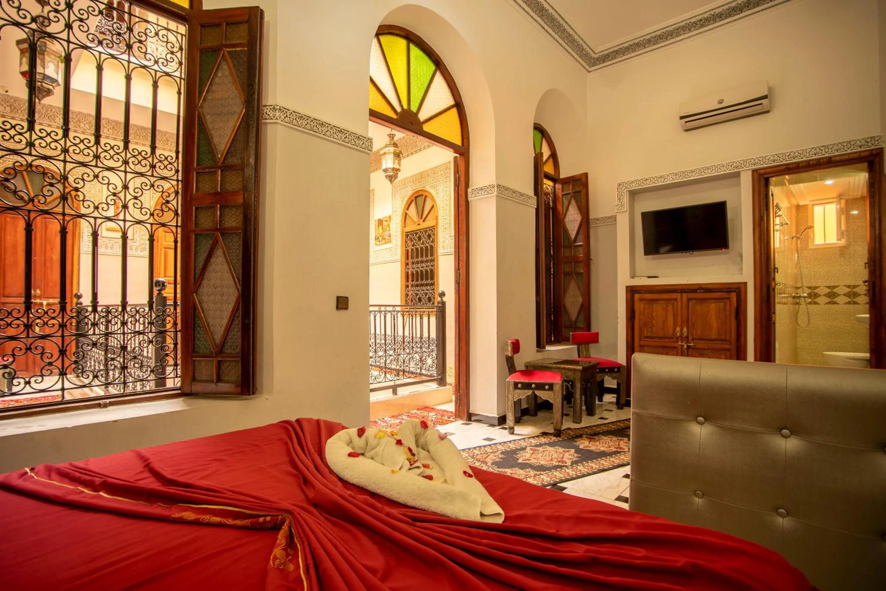 Bed in Riad Aymane