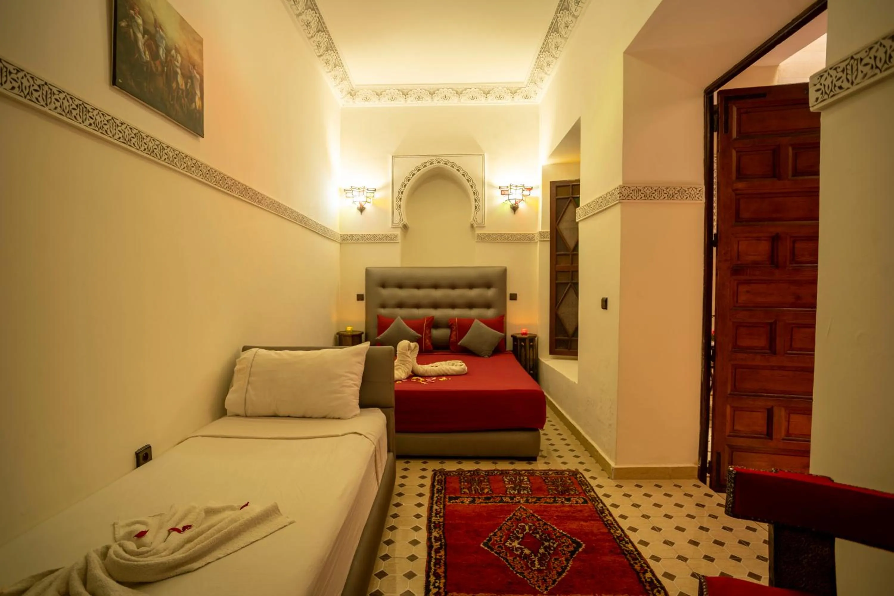 Bed in Riad Aymane
