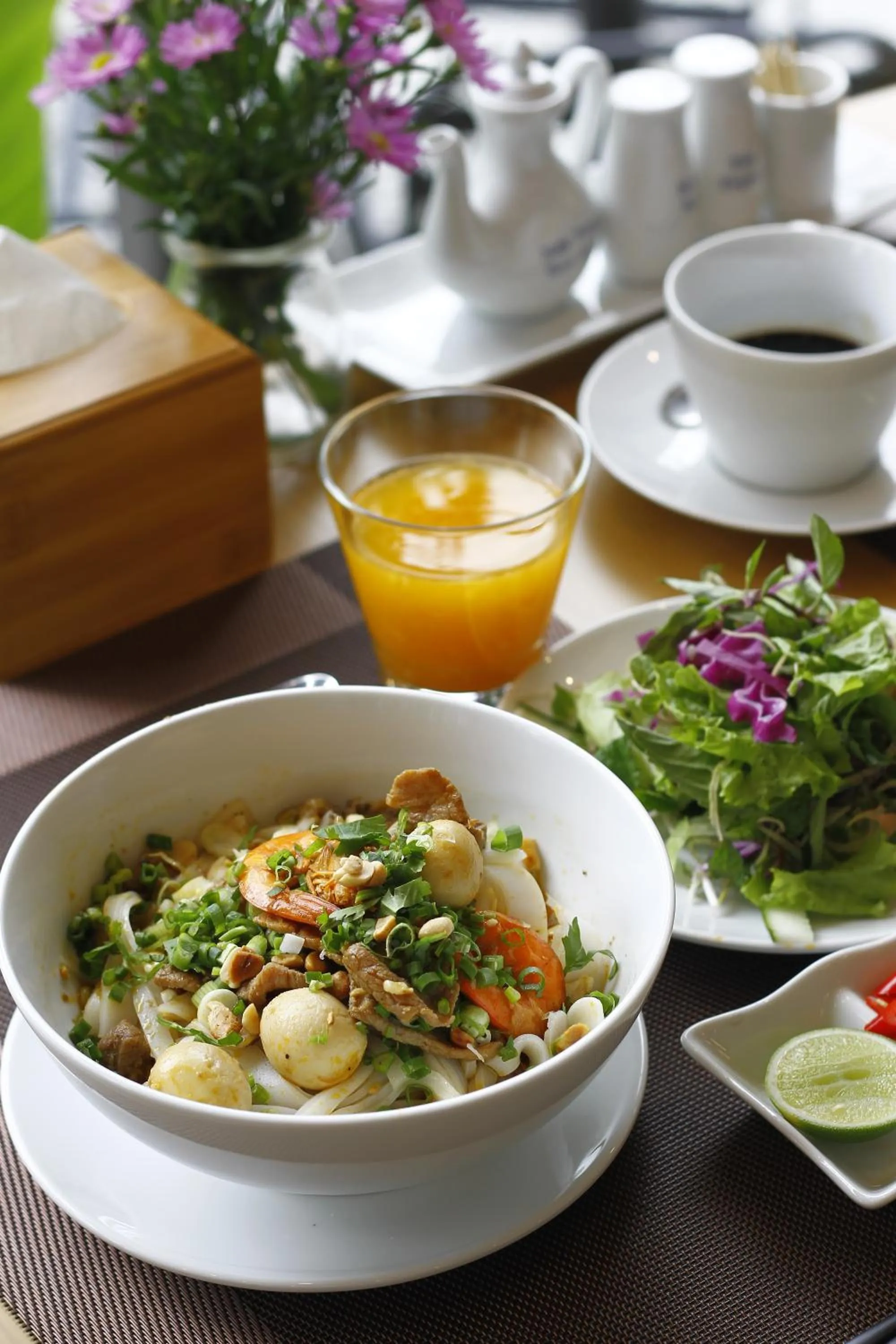 Continental breakfast in King House Villa Hotel & Spa