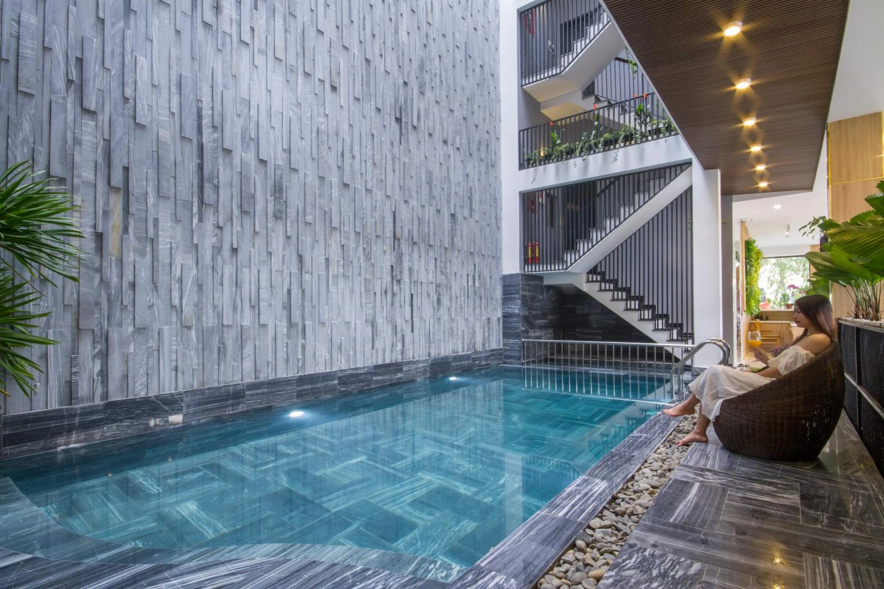 Swimming pool in King House Villa Hotel & Spa