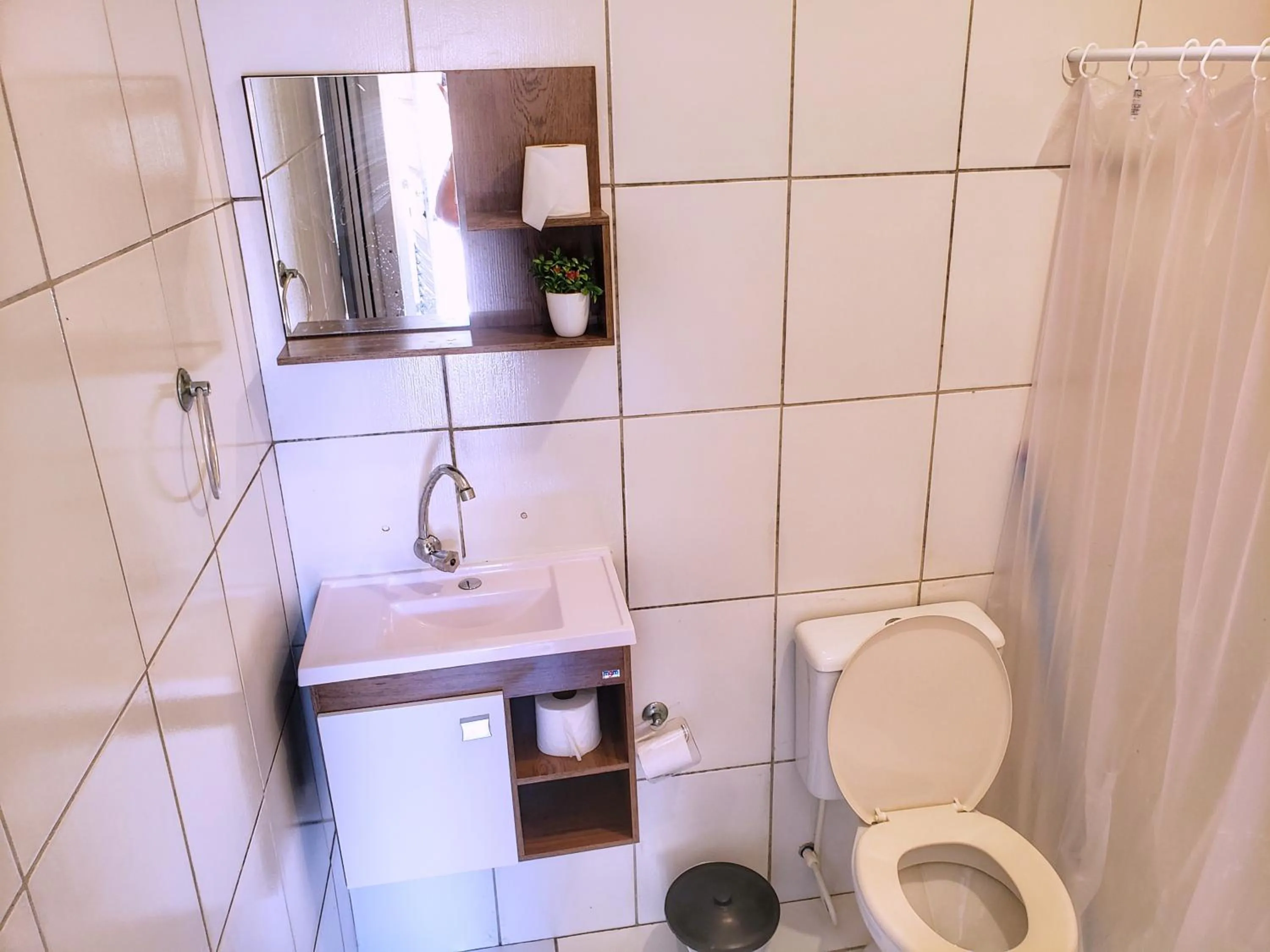 Bathroom in Pousada Aconchego