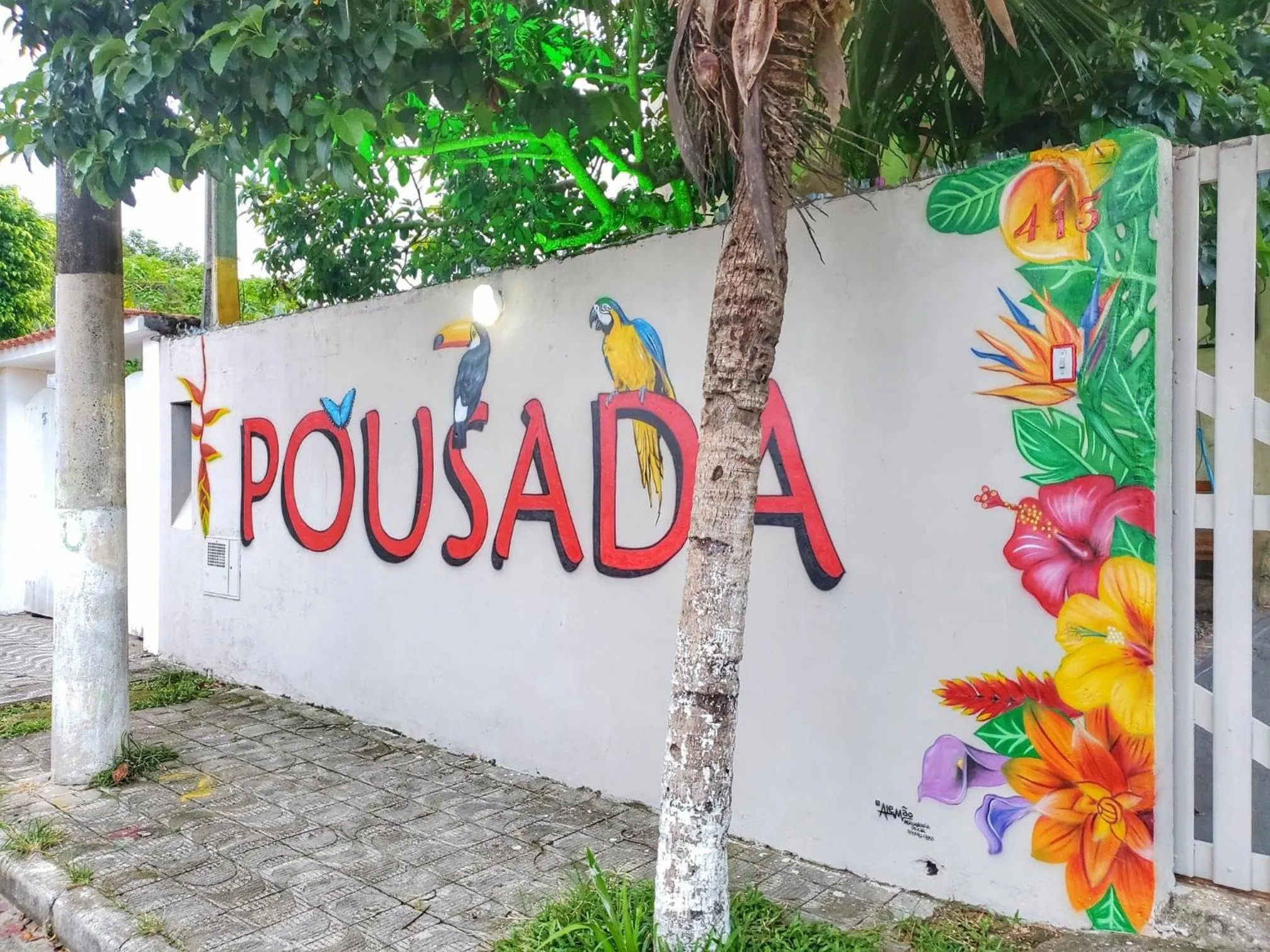 Logo/Certificate/Sign in Pousada Aconchego