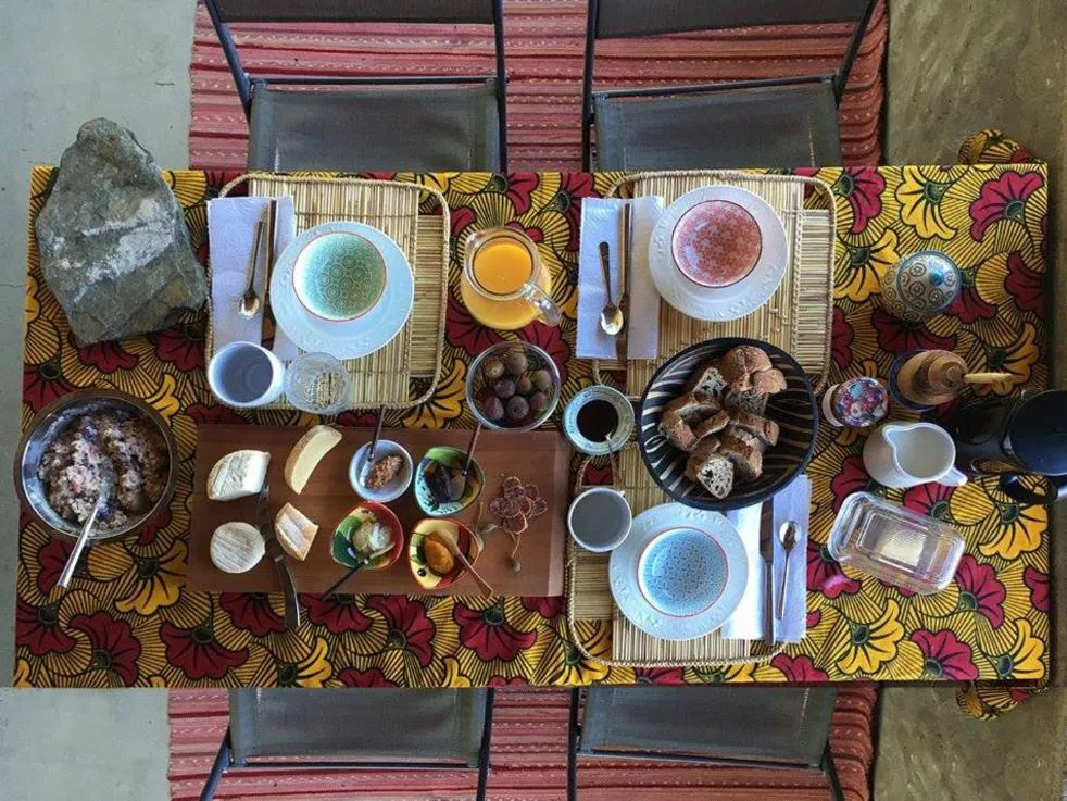 Balcony/Terrace in B&B Champdelaplume