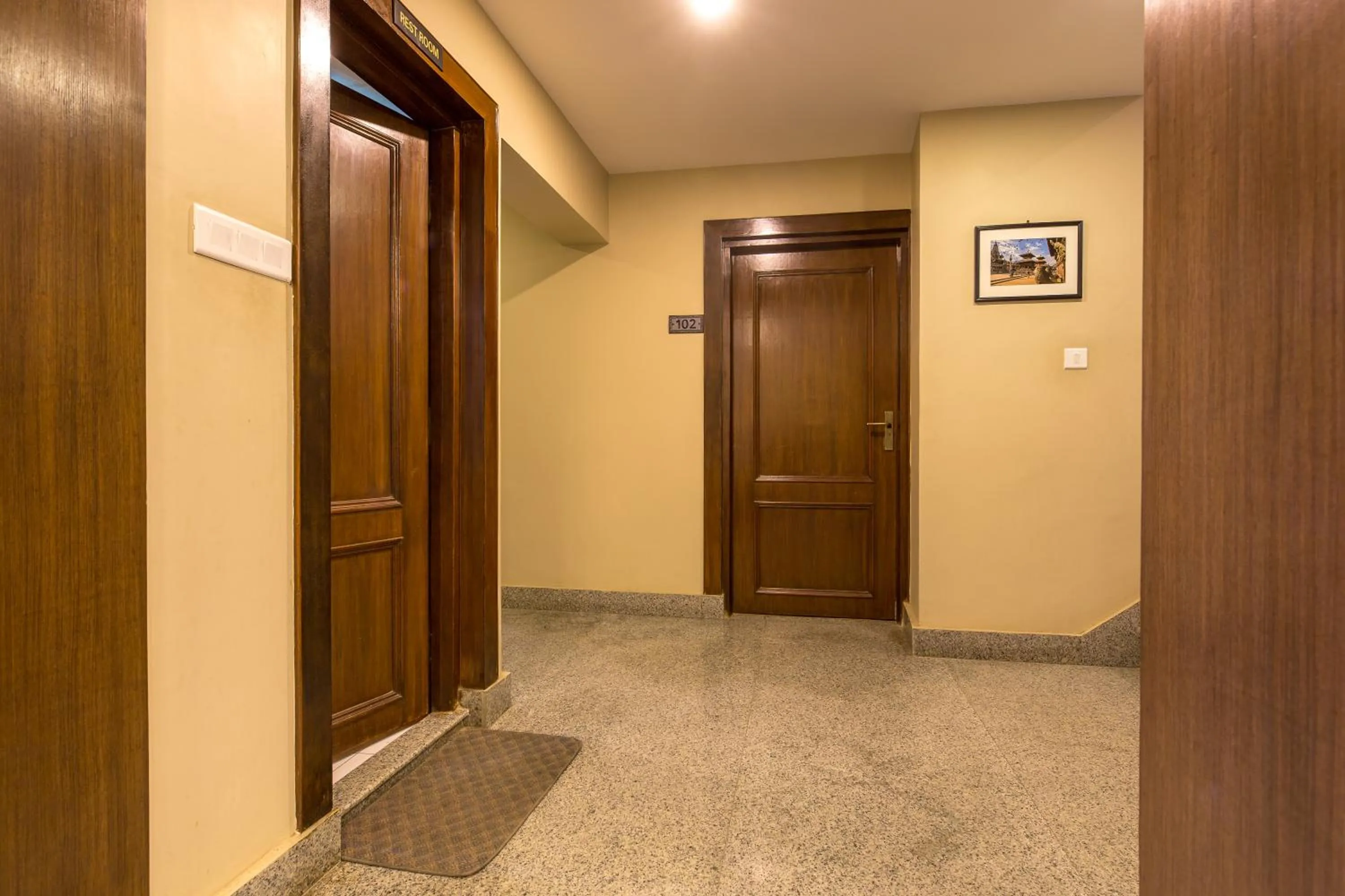 Patio in Himalayan Ghar