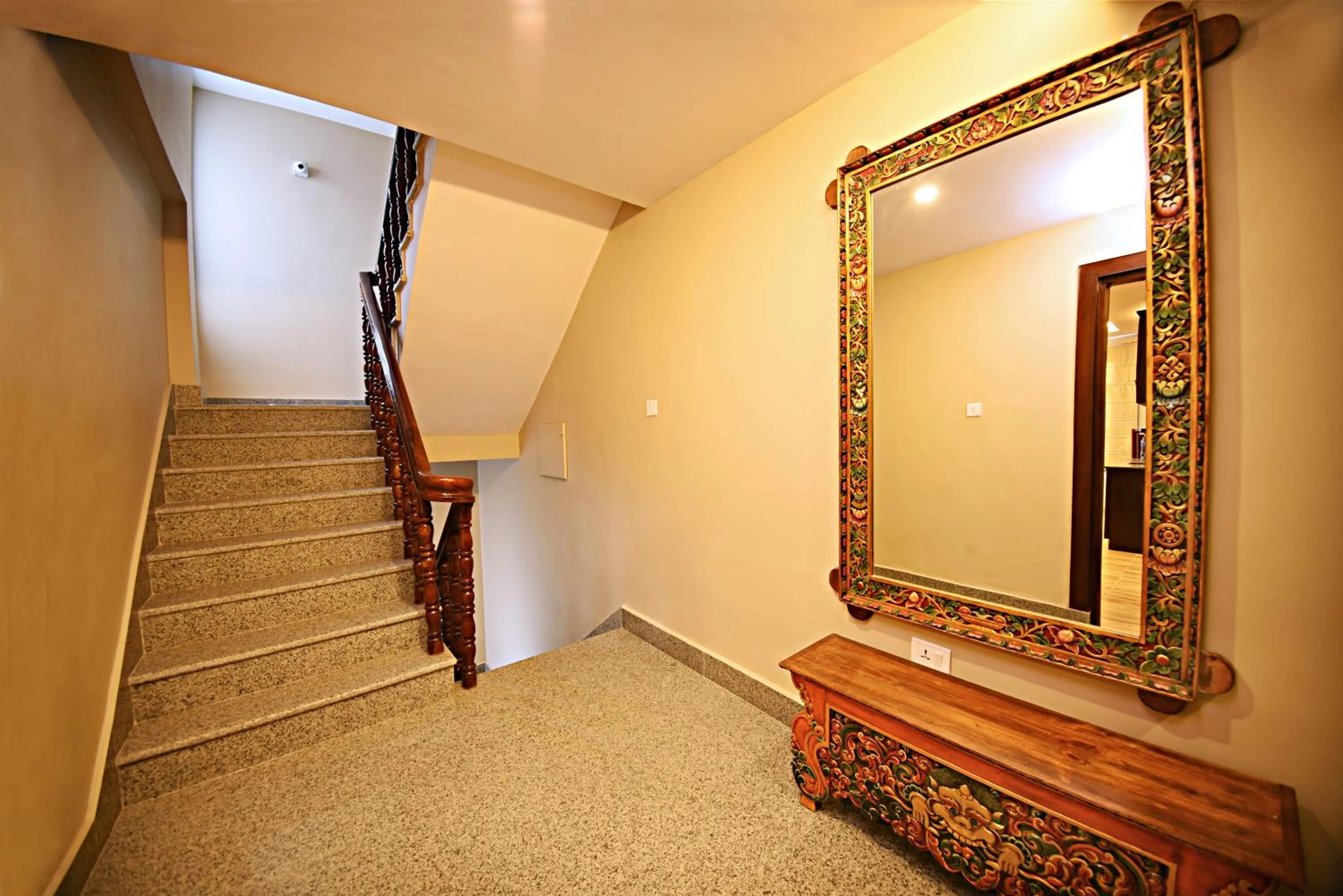 Patio in Himalayan Ghar