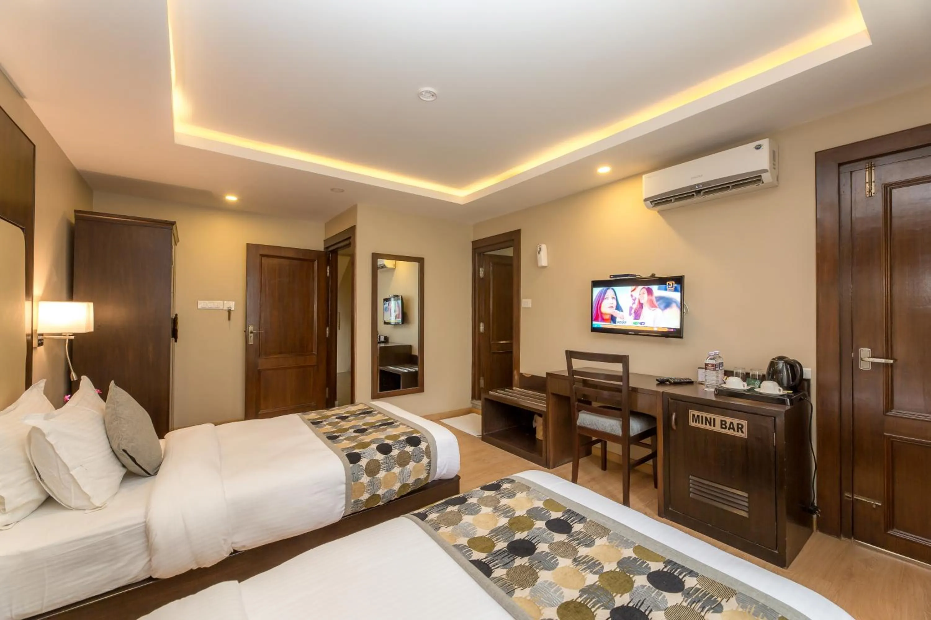 Bed in Himalayan Ghar