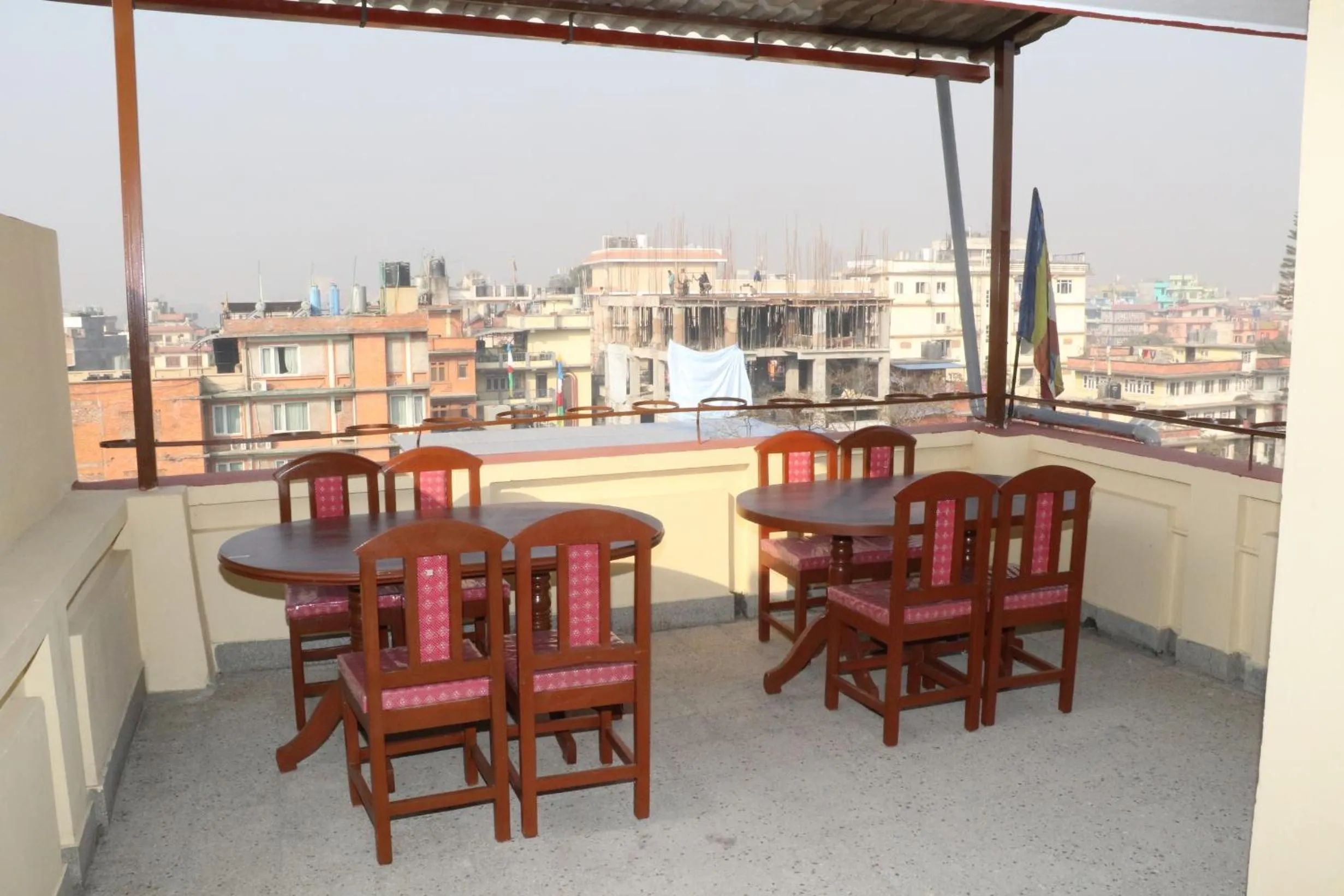 Balcony/Terrace in Rambler Hostel Pvt Ltd