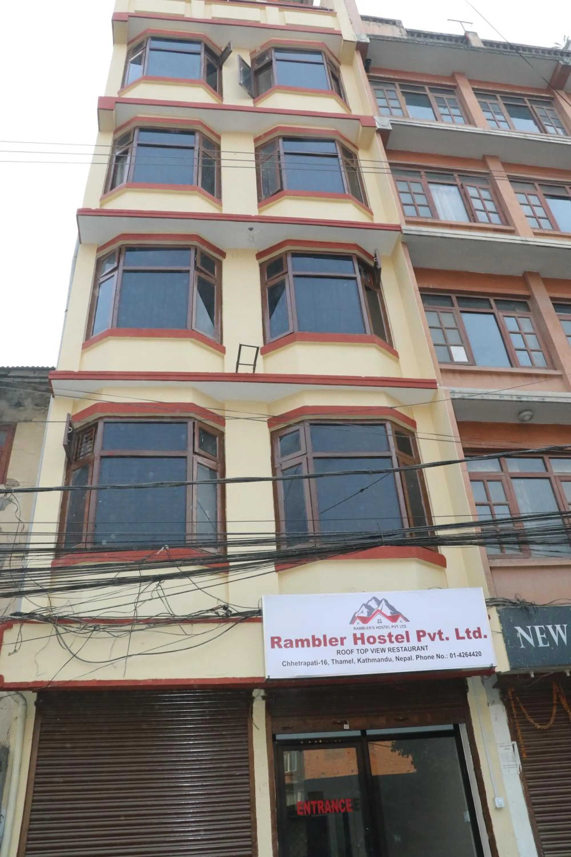 Property building in Rambler Hostel Pvt Ltd