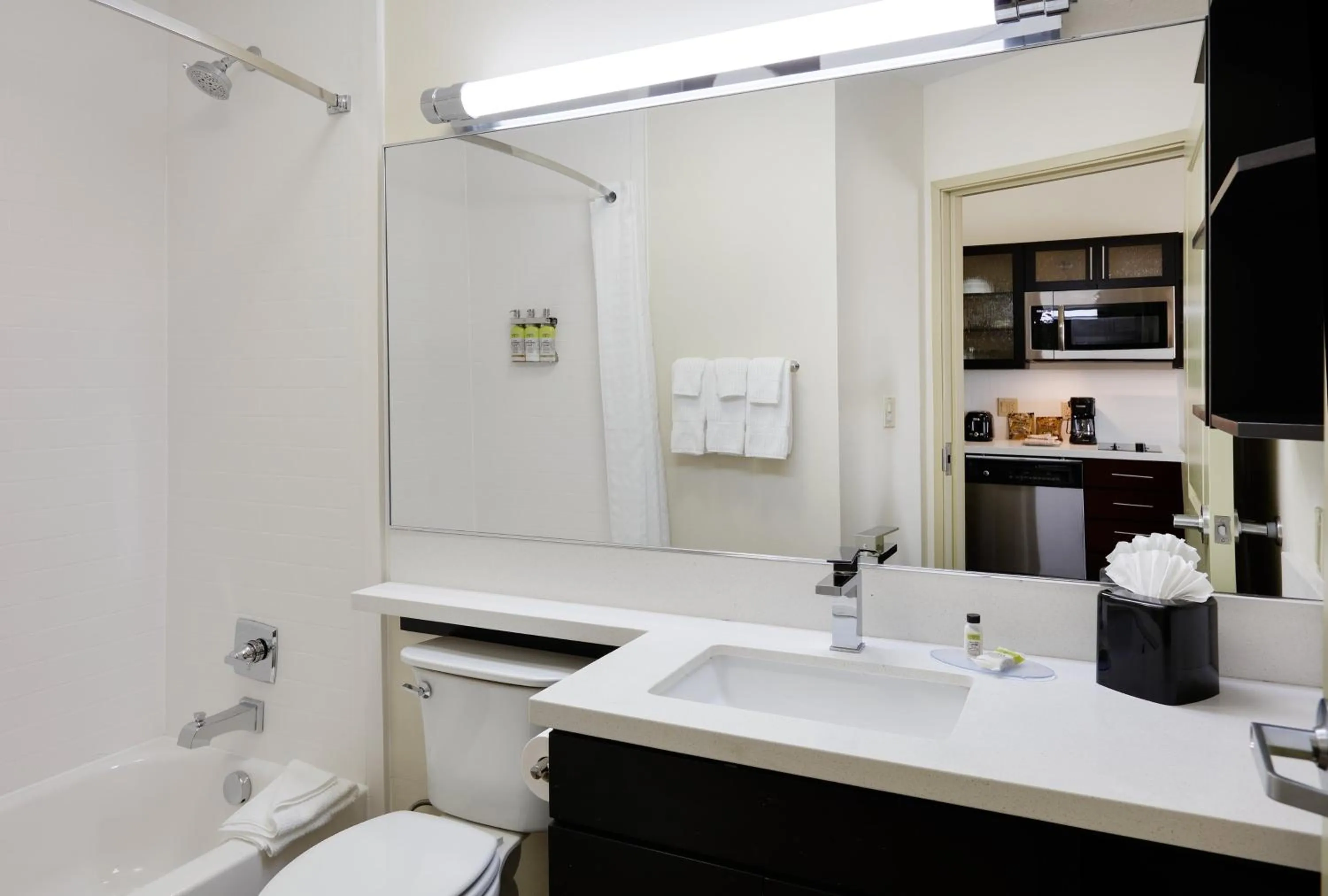 Bathroom in Candlewood Suites Dallas NW - Farmers Branch by IHG
