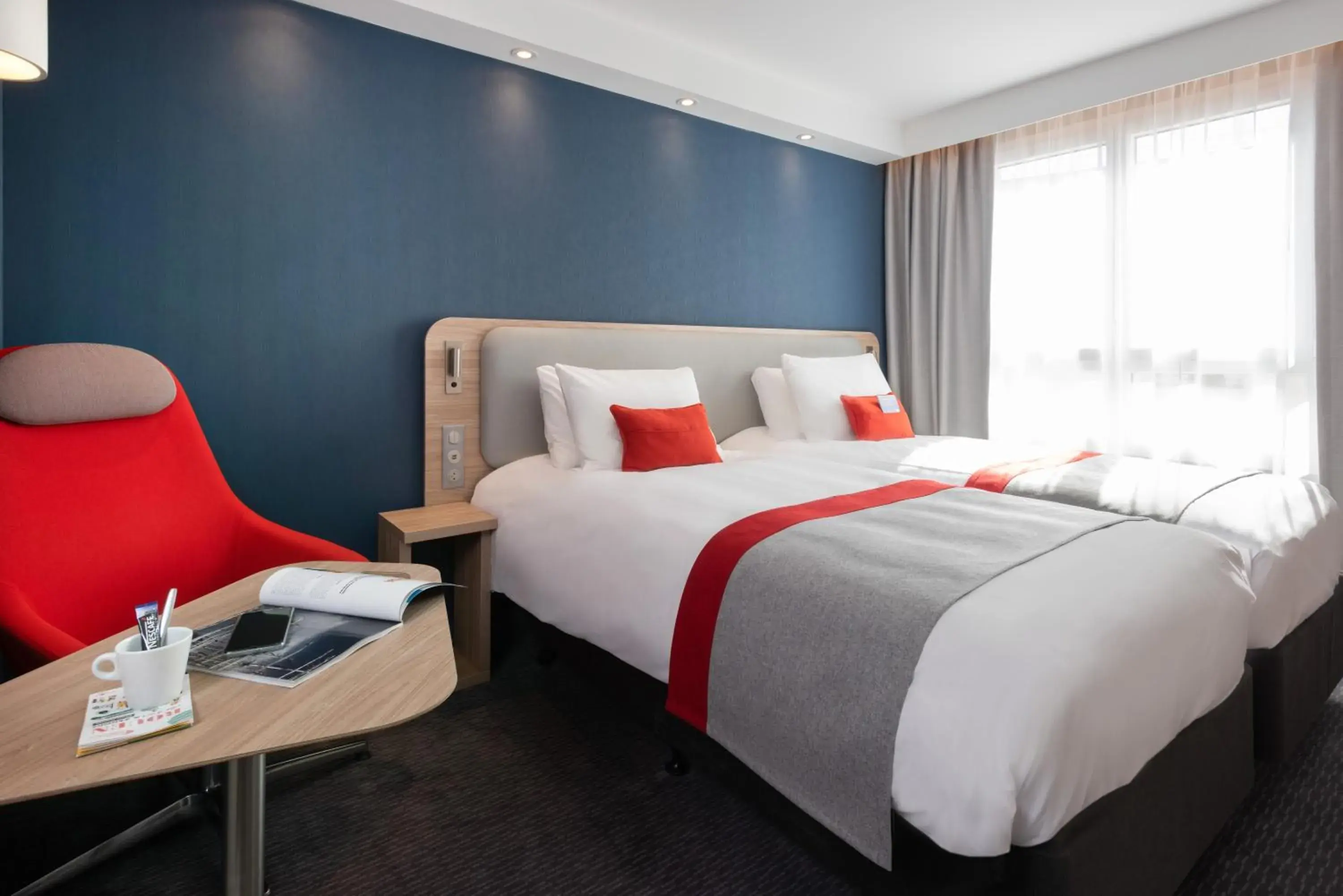 Bed in Holiday Inn Express - Rouen Centre - Rive Gauche by IHG Bed in Holiday Inn Express - Rouen Centre - Rive Gauche by IHG