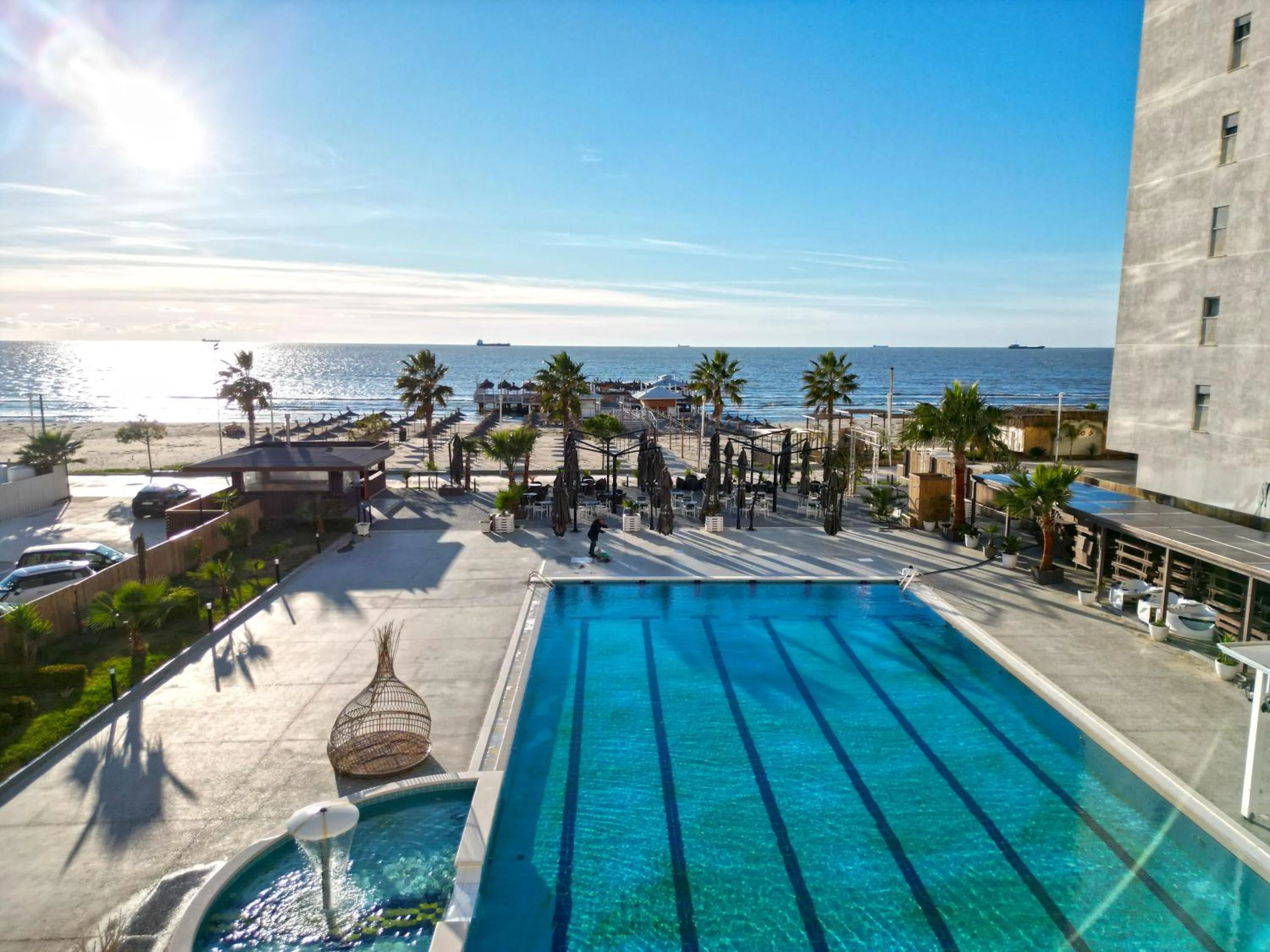 Pool view in Hotel Bleart