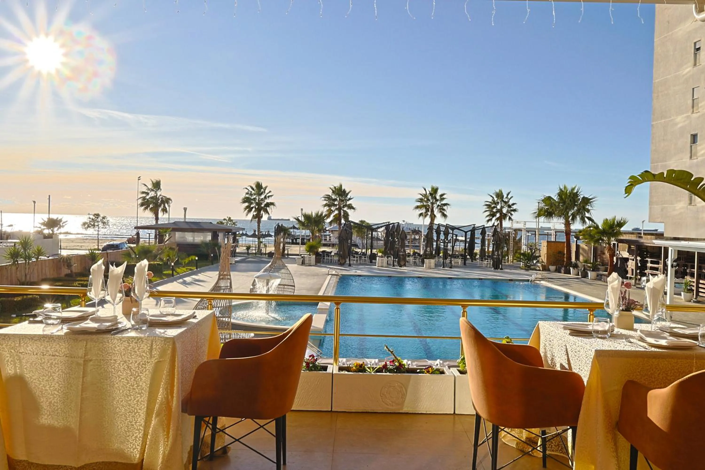 Pool view in Hotel Bleart