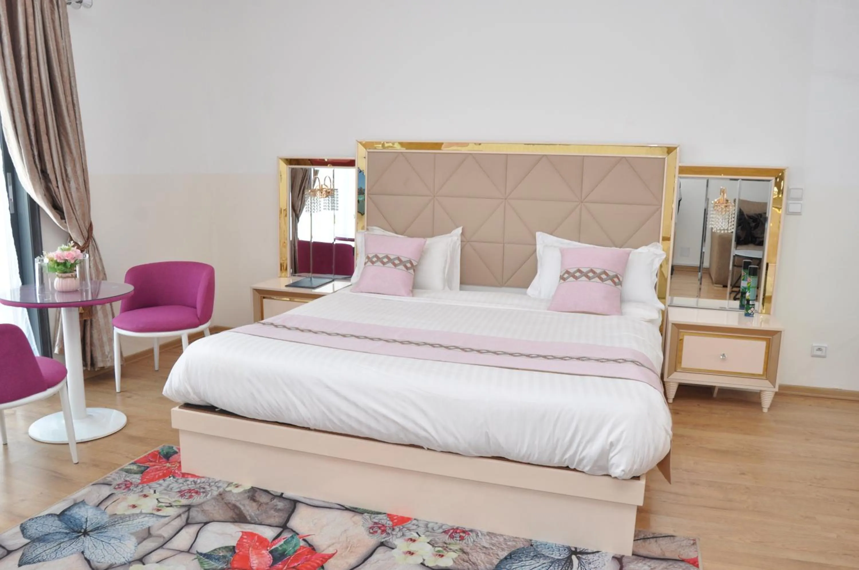 Bed in Hôtel Sky blue Mada