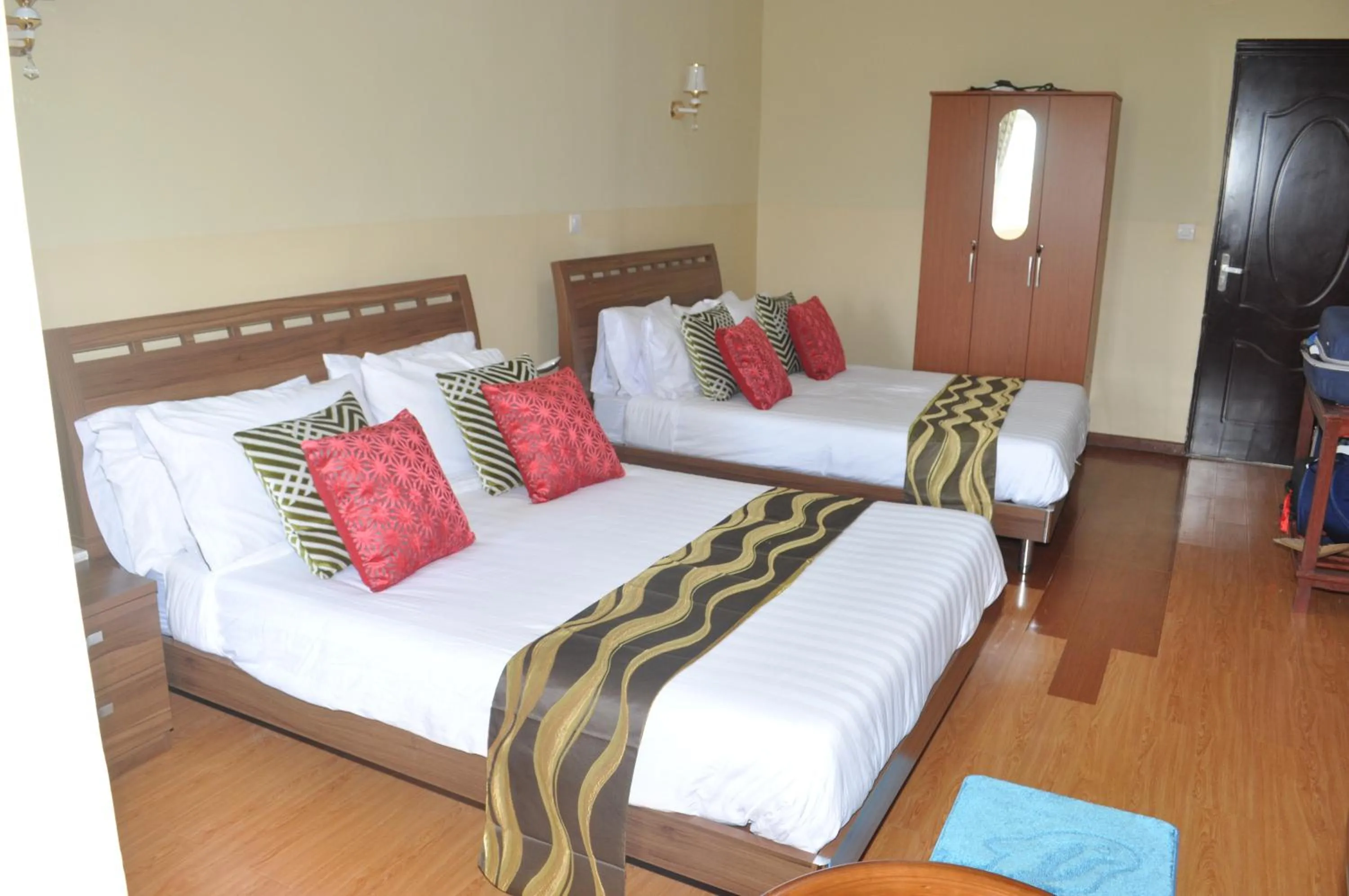 Bed in Hôtel Sky blue Mada