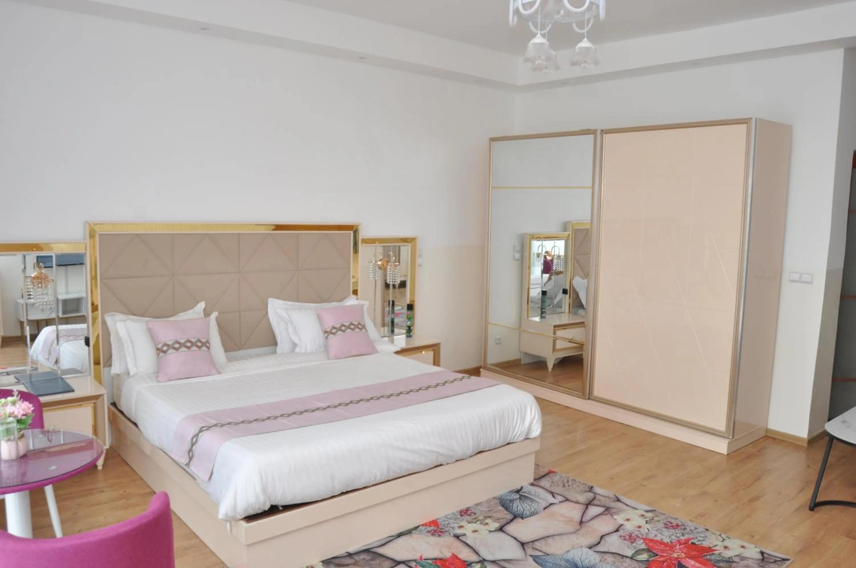 Bed in Hôtel Sky blue Mada