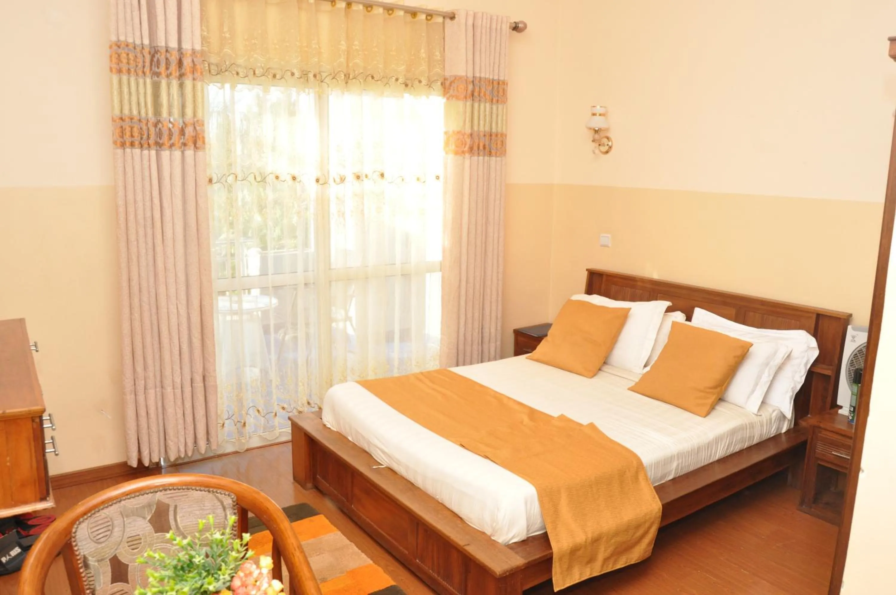 Bed in Hôtel Sky blue Mada