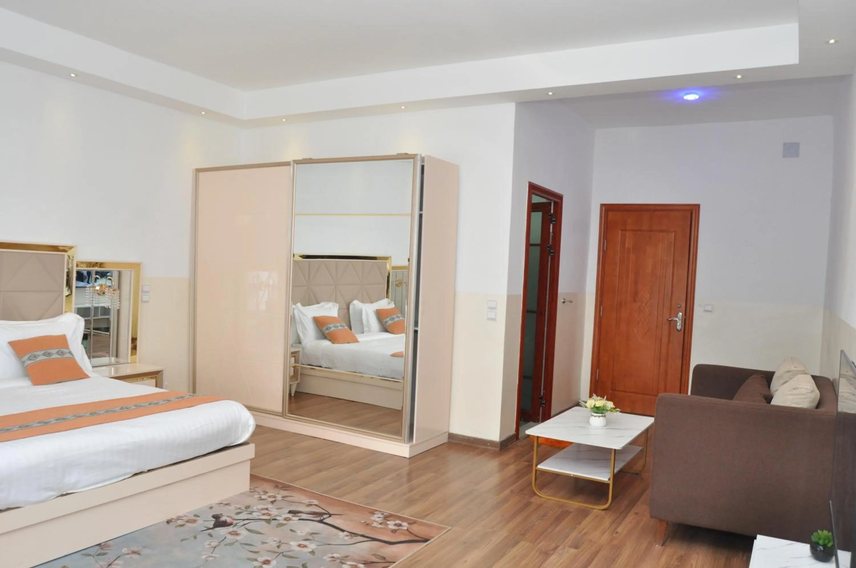 Bed in Hôtel Sky blue Mada