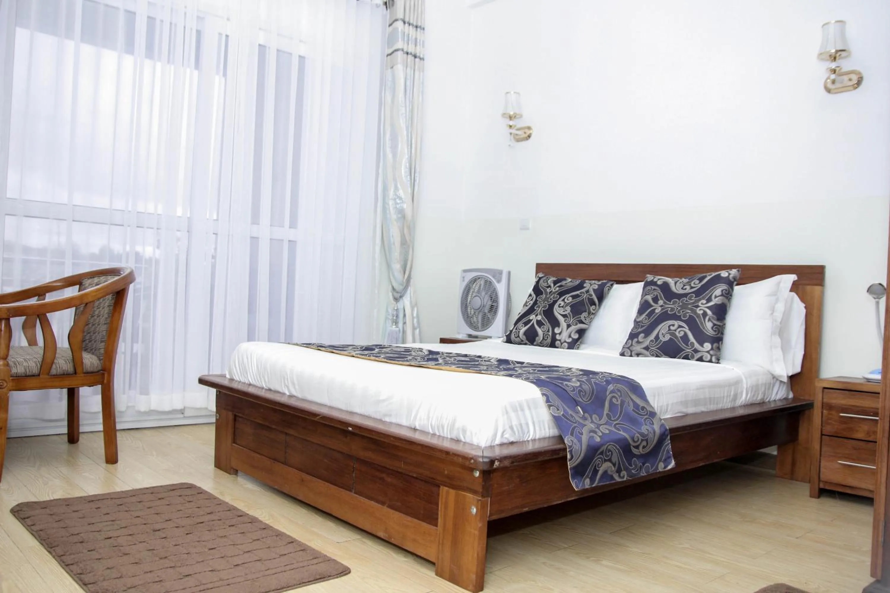 Bed in Hôtel Sky blue Mada