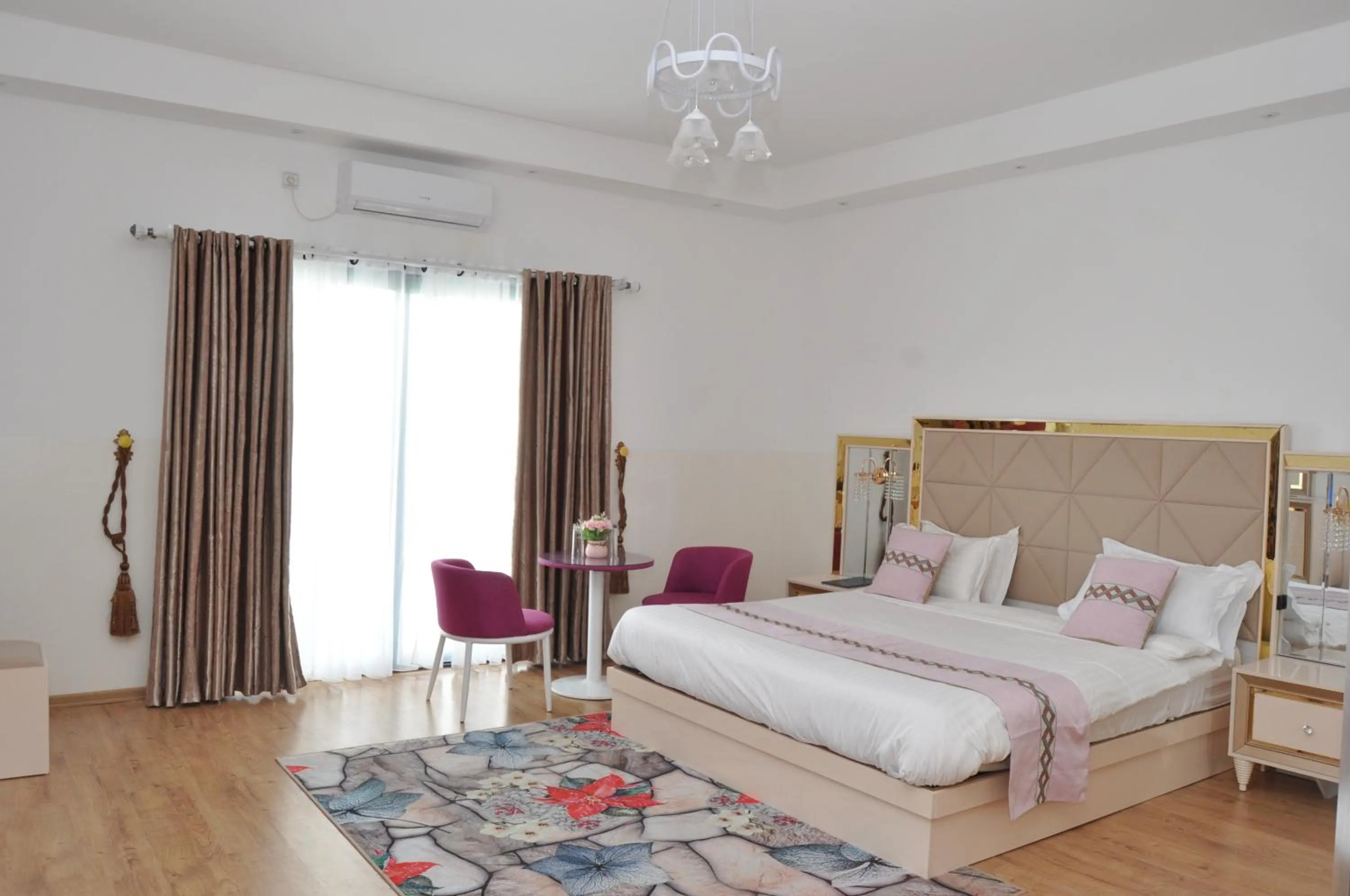 Bed in Hôtel Sky blue Mada